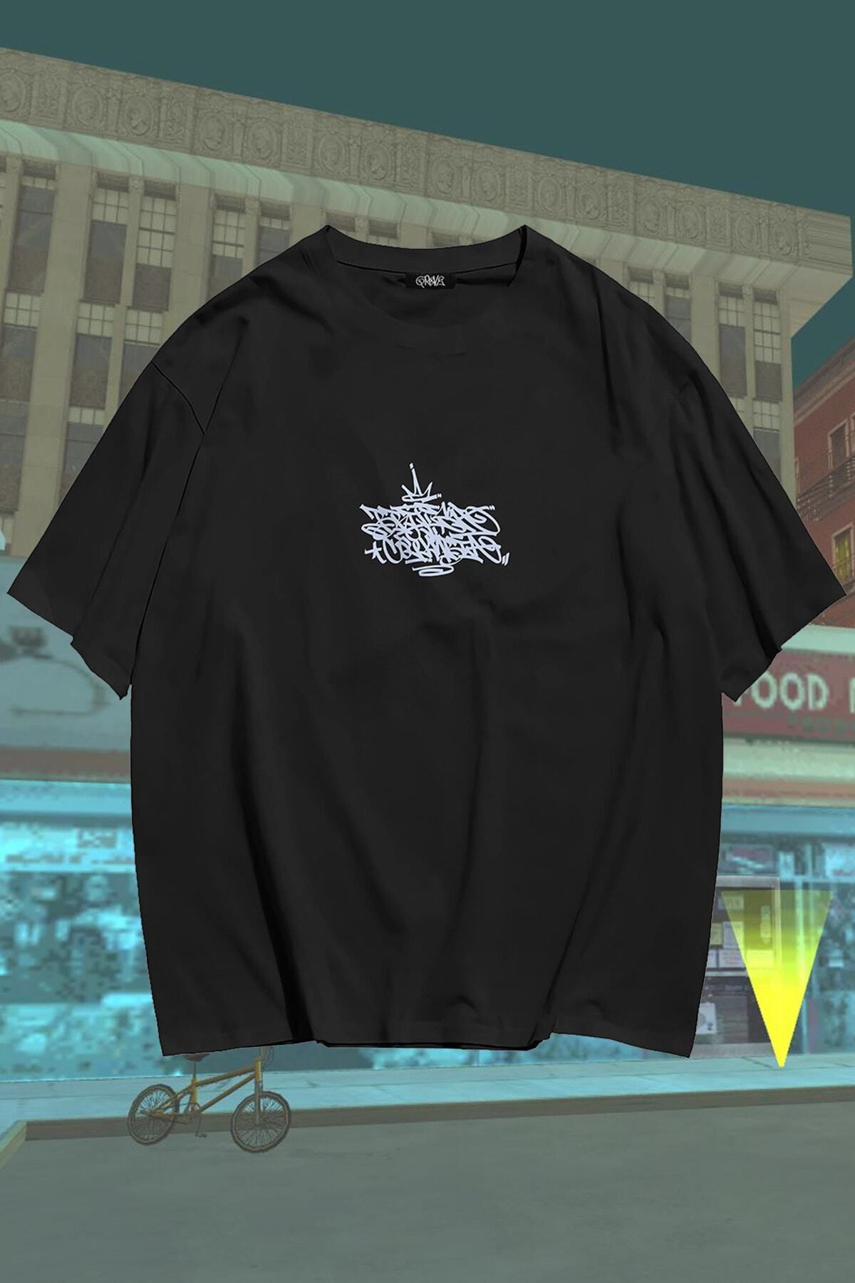 Grove Fashion-Reversible Gta Crips Gang Unisex Oversize T-shirt 1