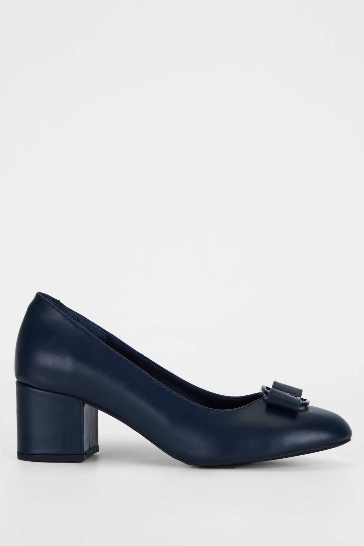 Dark grey block top heels