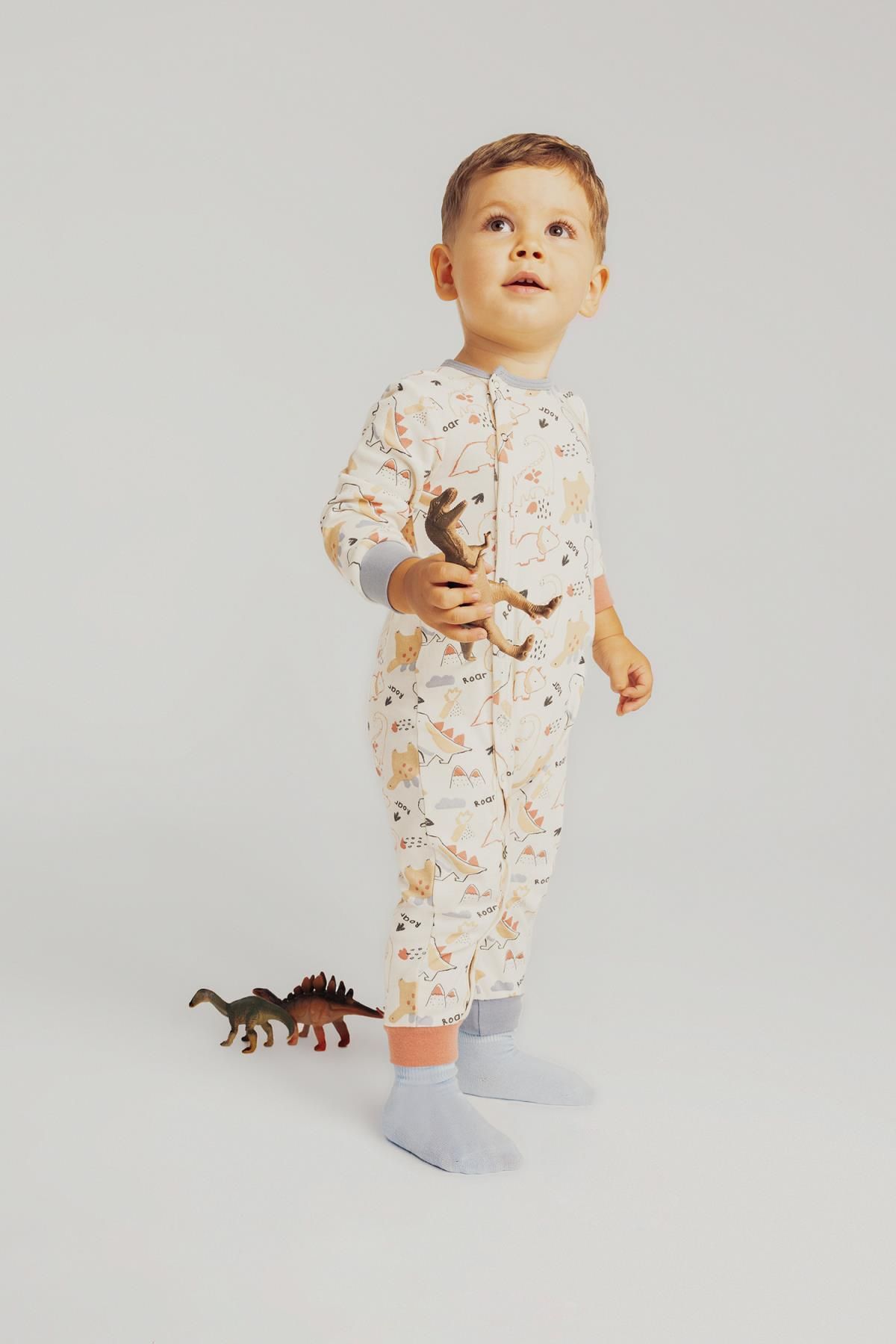 Dino jumpsuit baby clearance