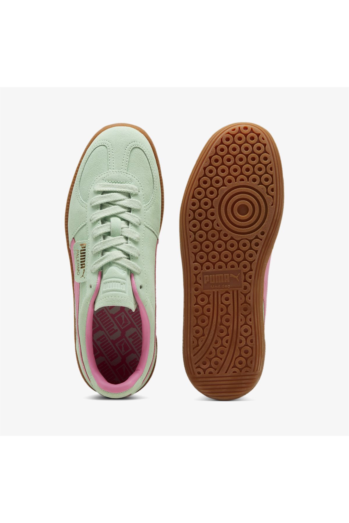 Green puma sneakers clearance