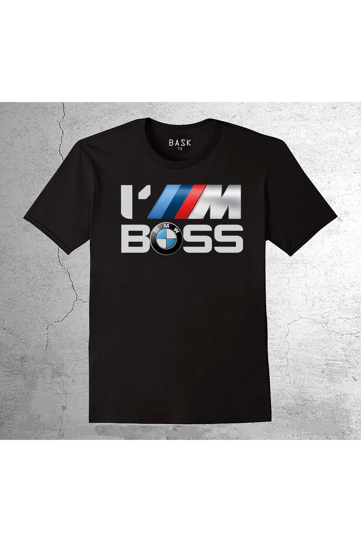 baskwear Bmw I Am Boss Car M Power Ti ort Cocuk T shirt