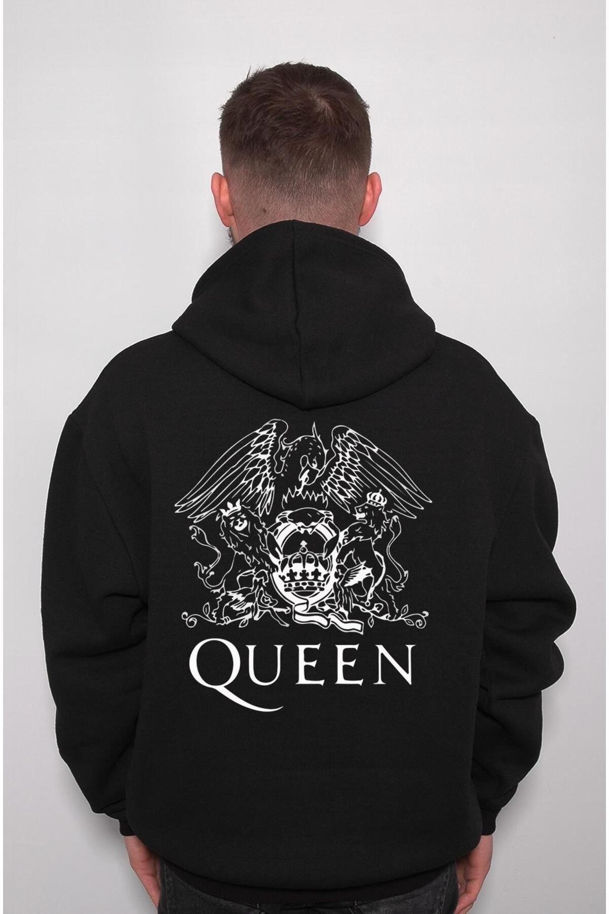 BIGROON Queen Freddie Mercury Unisex Hooded Sweatshirt Trendyol