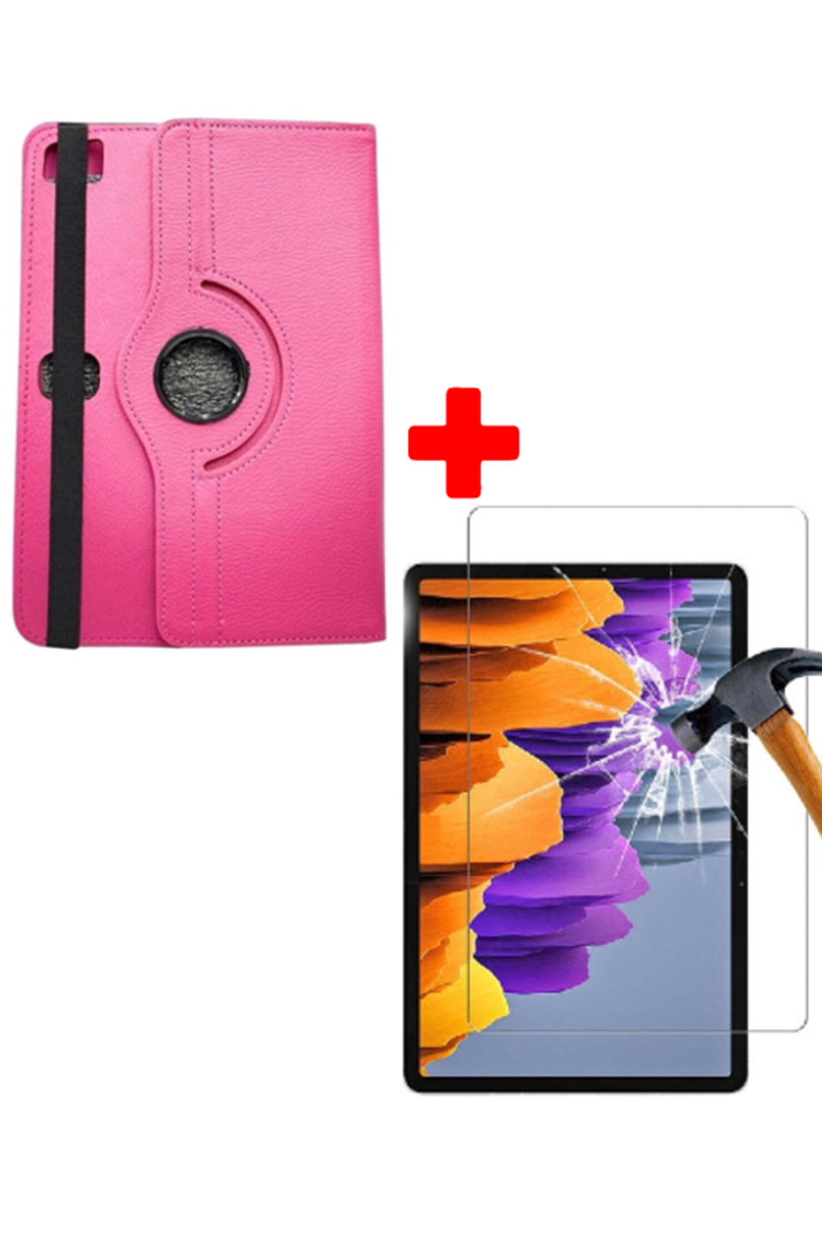 Samsung Galaxy Tab A9 8.7 Inch Tablet Case with Universal Hook + Nano Flexible Screen Protector