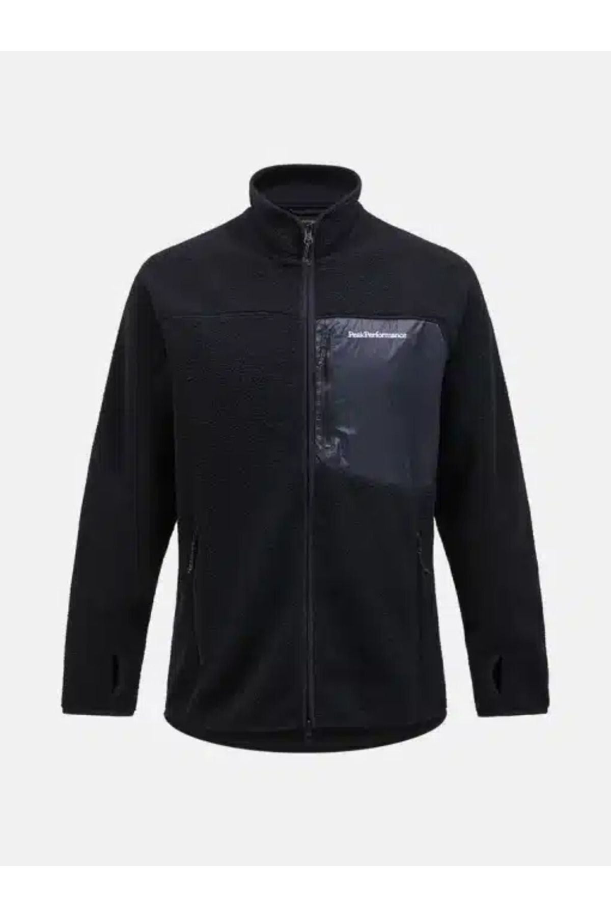 Peak Performance M Pile Zip Jacket Erkek Siyah Polar G79711030
