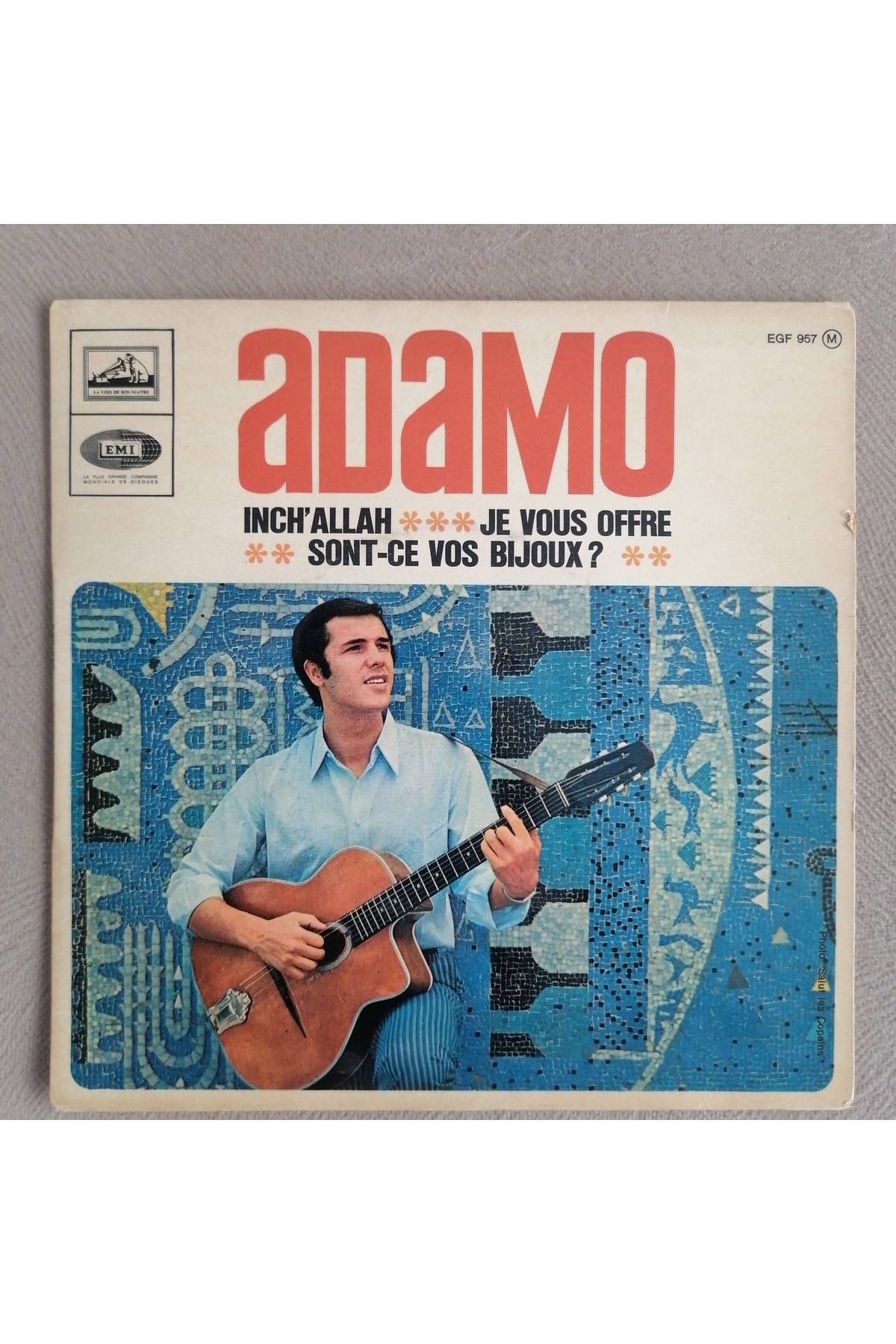 Plakperest Adamo-ınch’allah-1967 Fransa Basım 45 Lik Ep(4 Parça Ihtiva Eder)