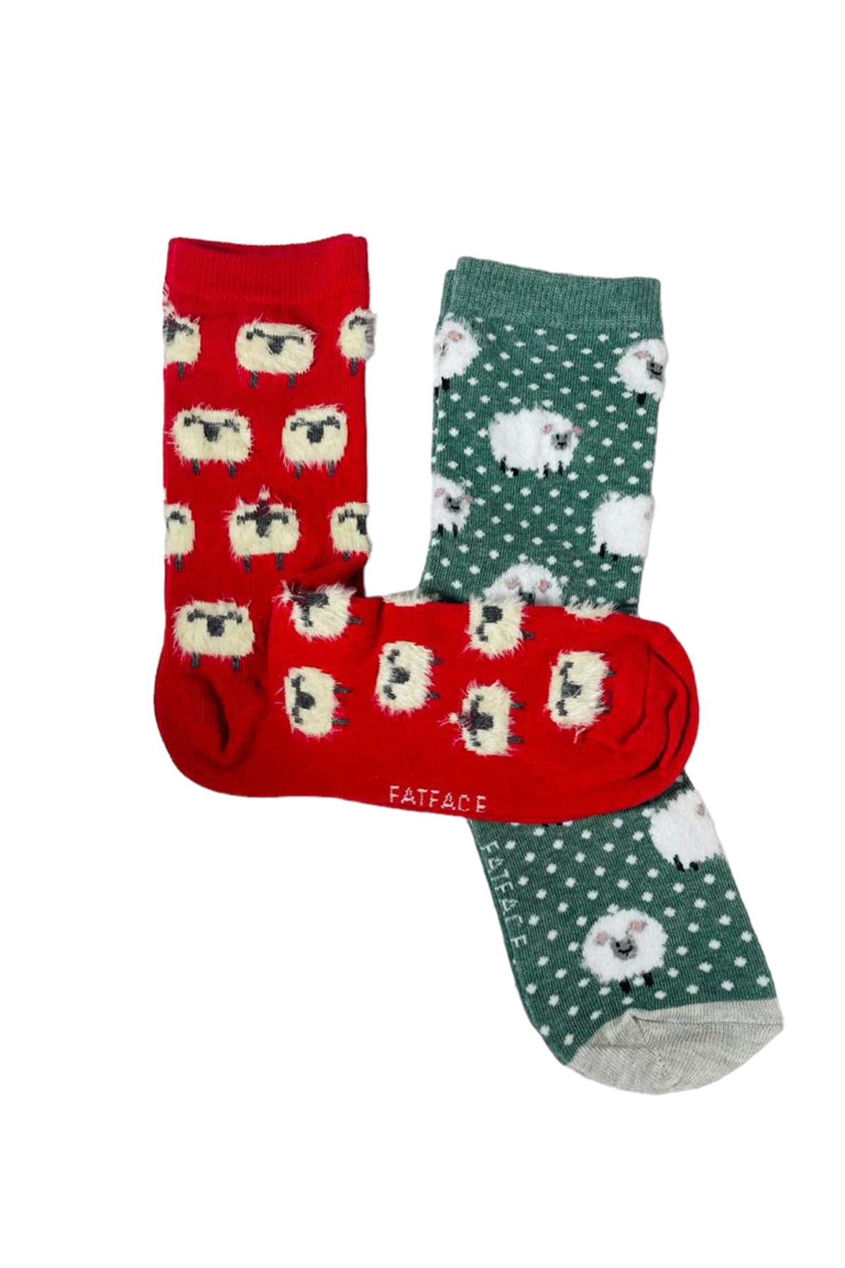 FAT FACE-Plush detailed gift fatface socks 3