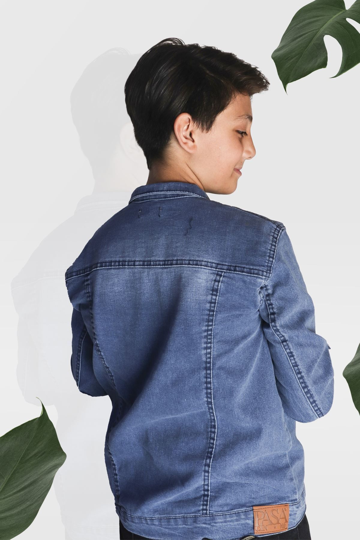 Denim button deals up jacket