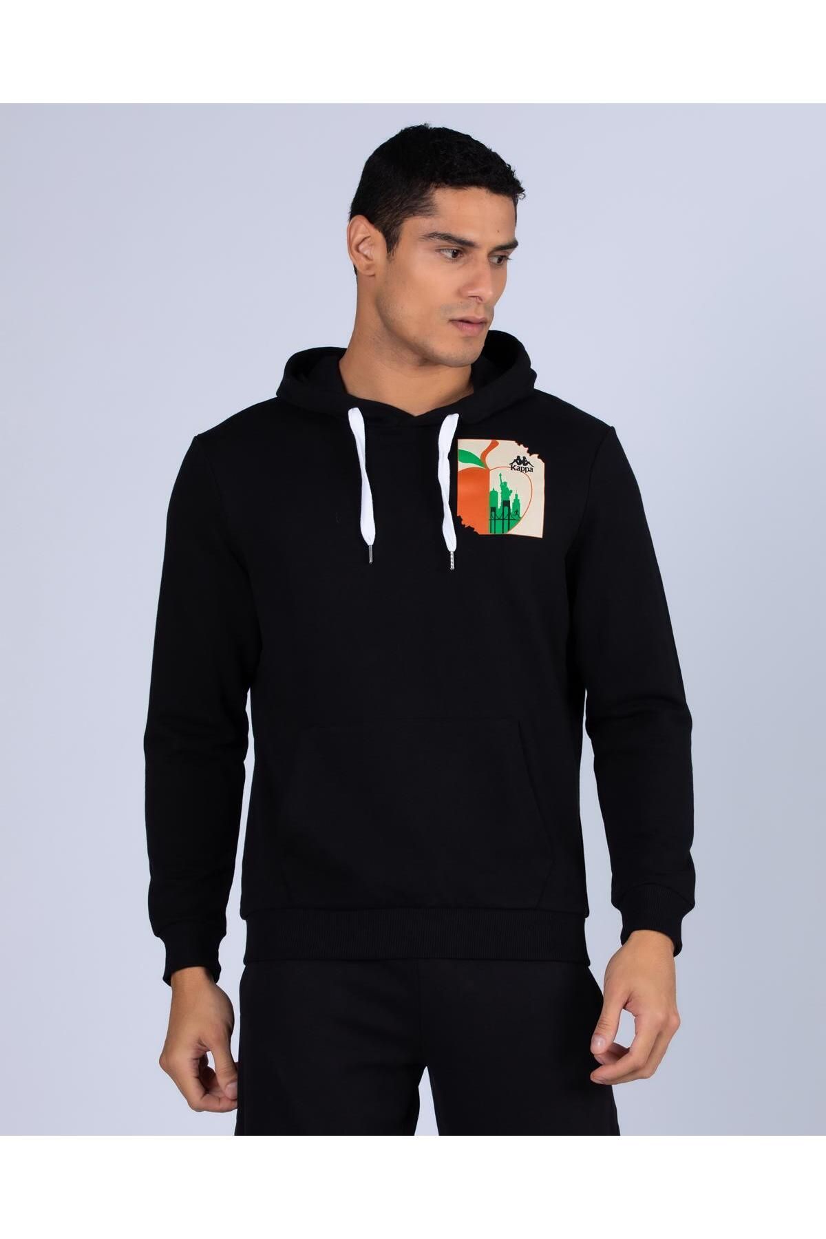 Kappa best sale sweatshirt black