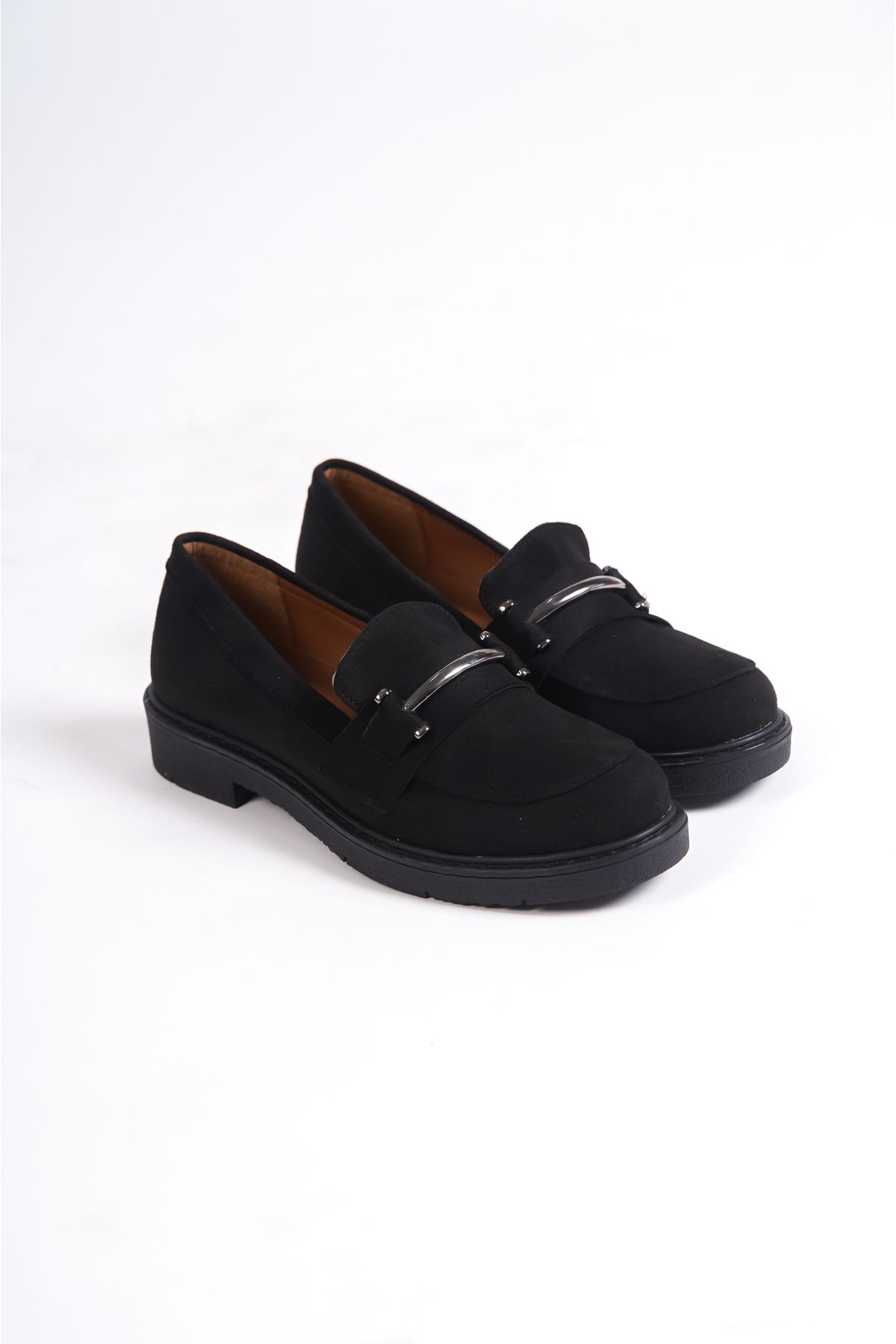 za nexpress Women s Black Suede Original Casual Loafer Shoes