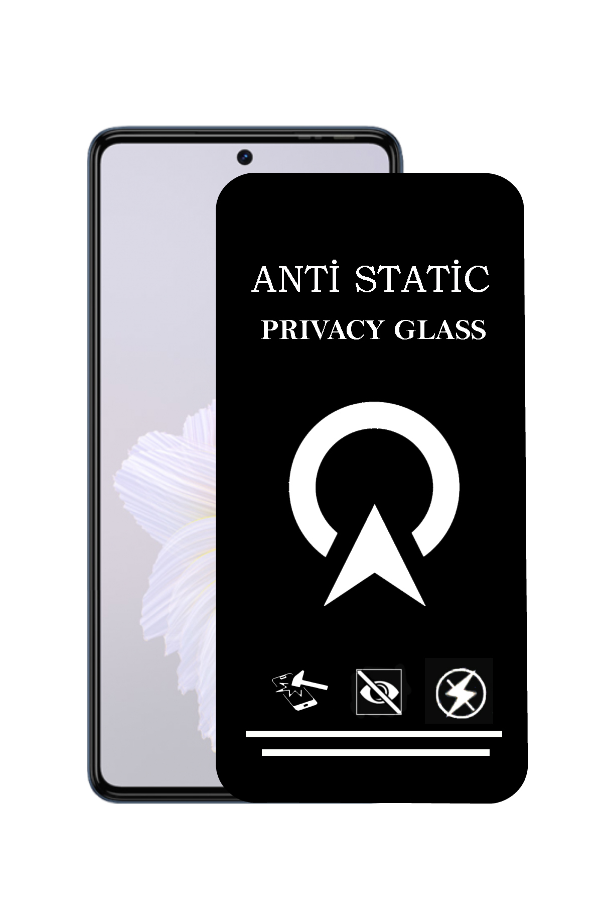 Tecno Camon 20 Tam Kaplayan Anti Statik Görünmez Safir Ekran Koruyucu Hayalet Cam