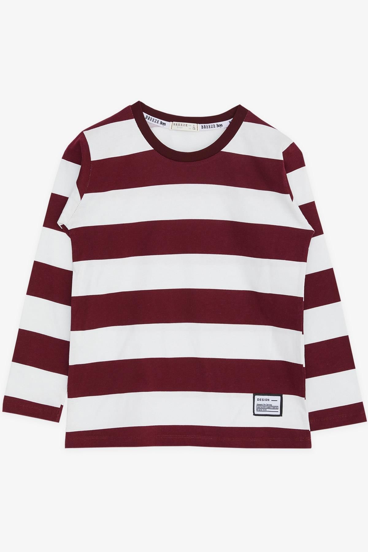 boys red and white striped t shirt