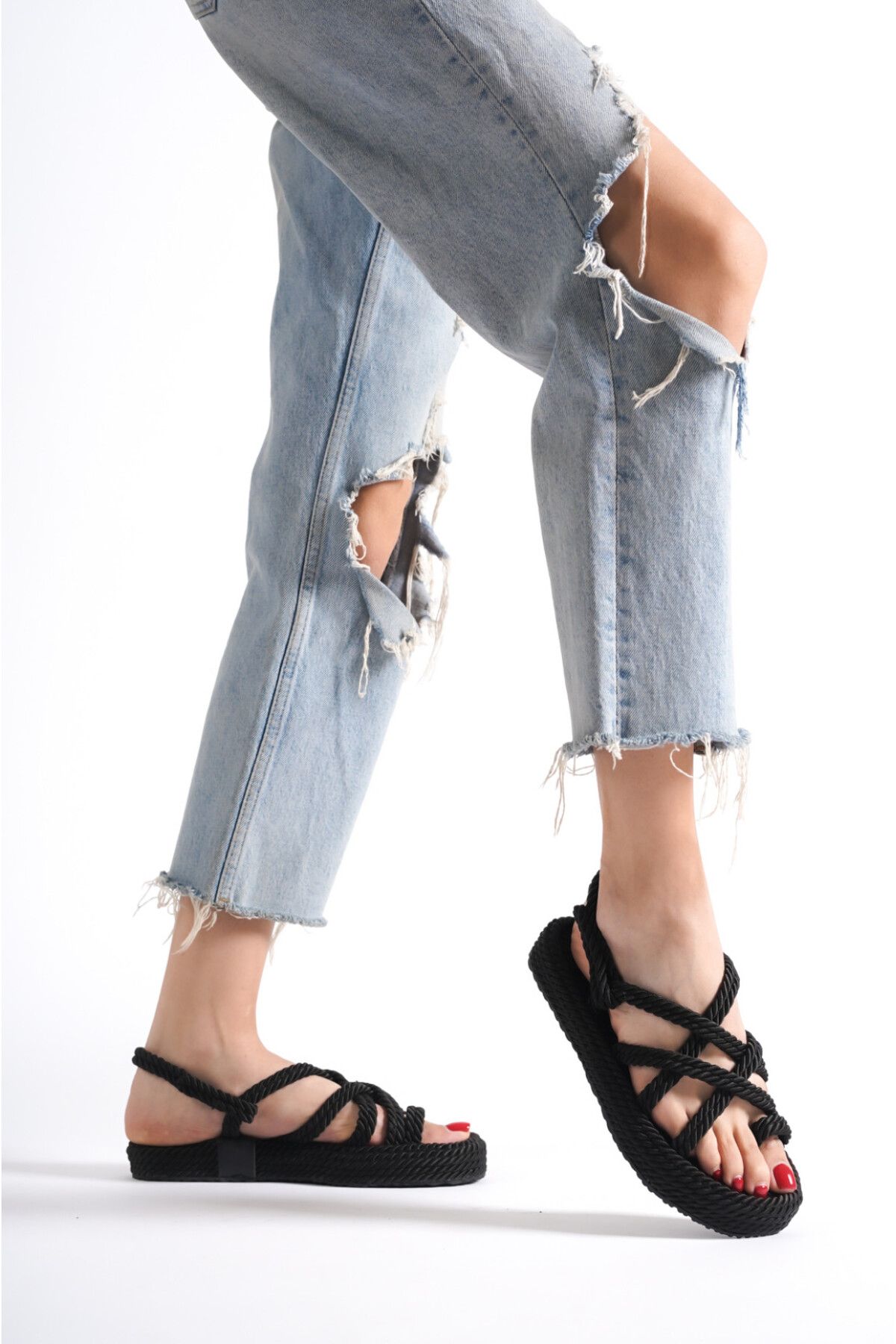 Platform hotsell rope sandals