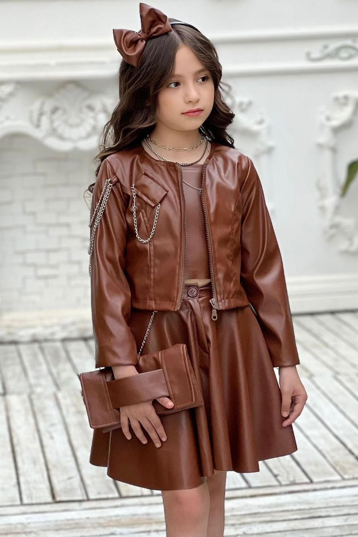 Tan store skirt coat