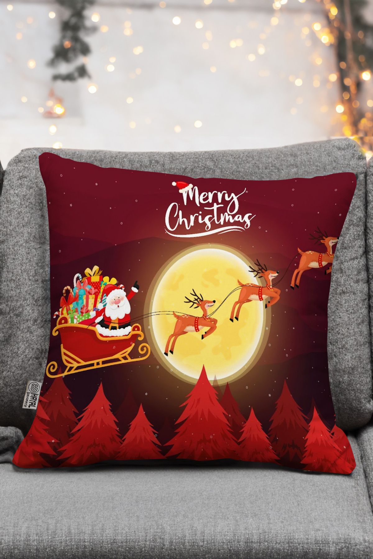 Decorative christmas pillow covers on sale
