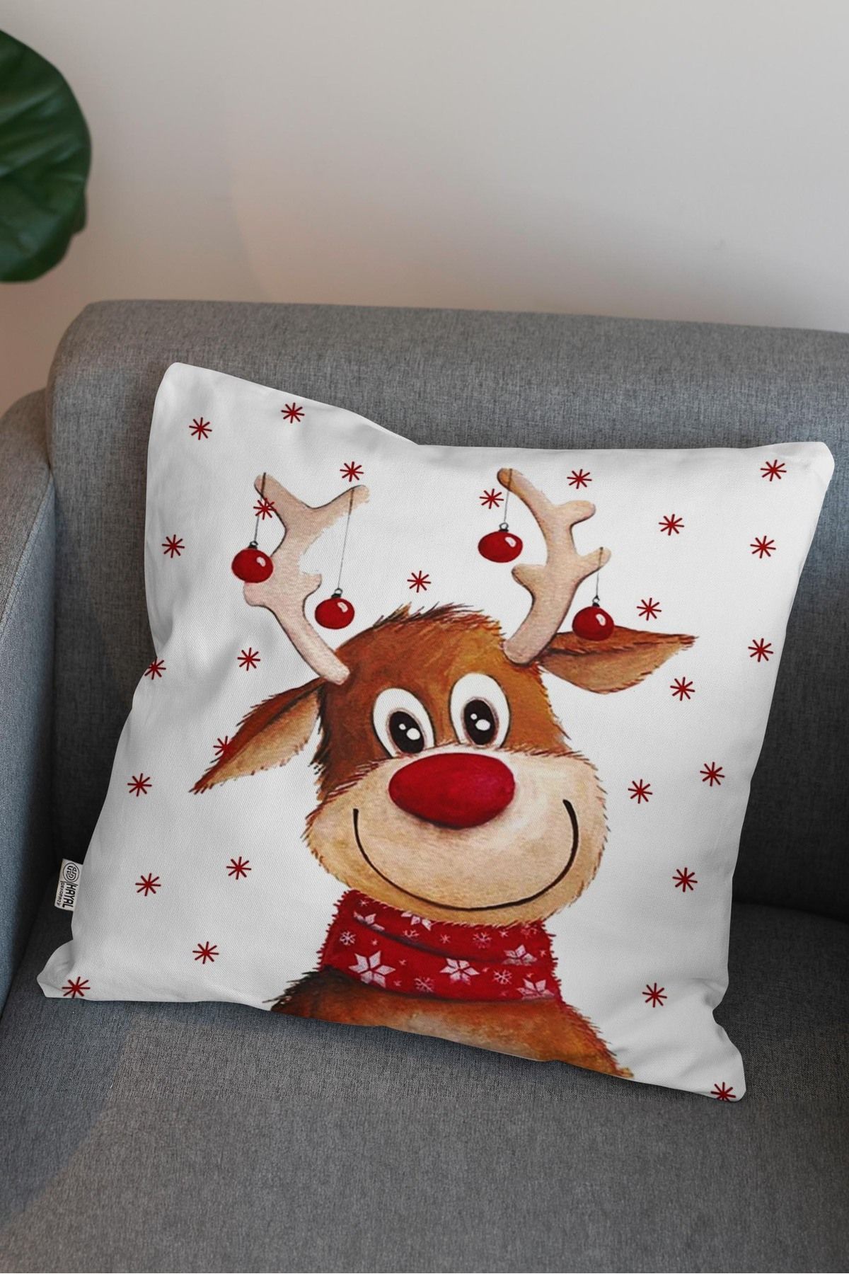Deer decorative deals pillow