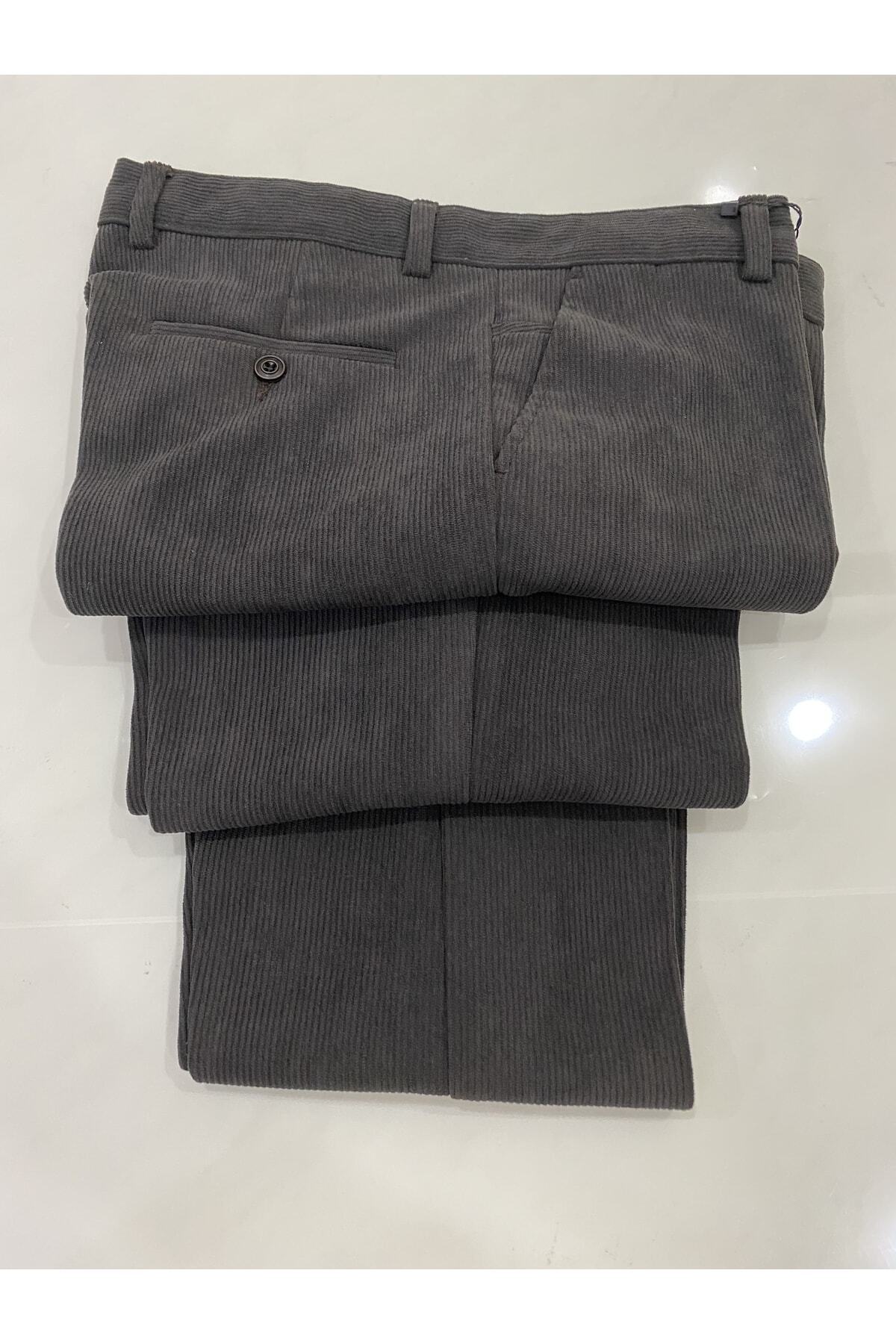 Gambia Men's Casual Cut Classic Winter Fleece High Quality Velvet Pants Baby