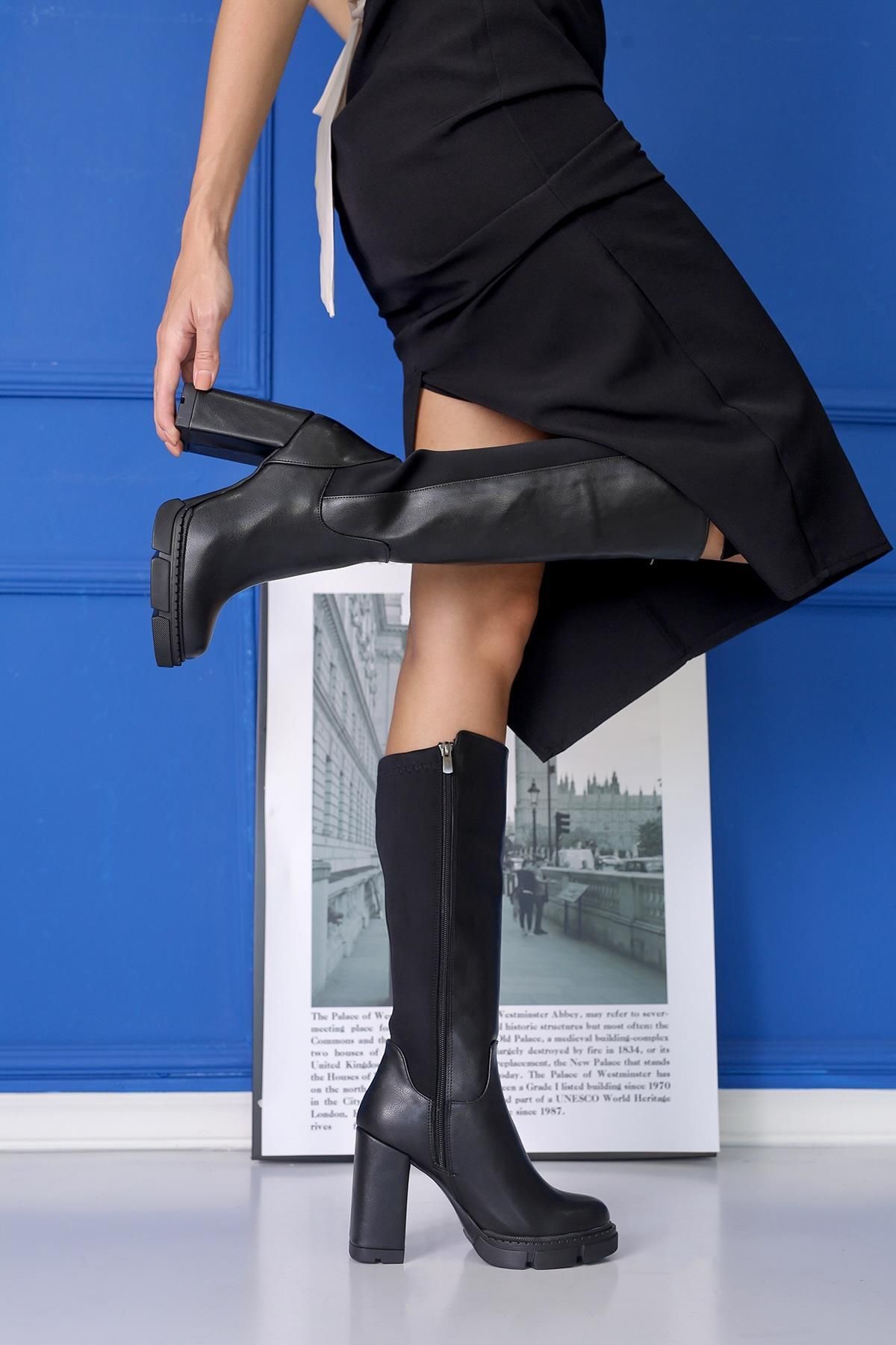 Dear frances elle knee boots deals