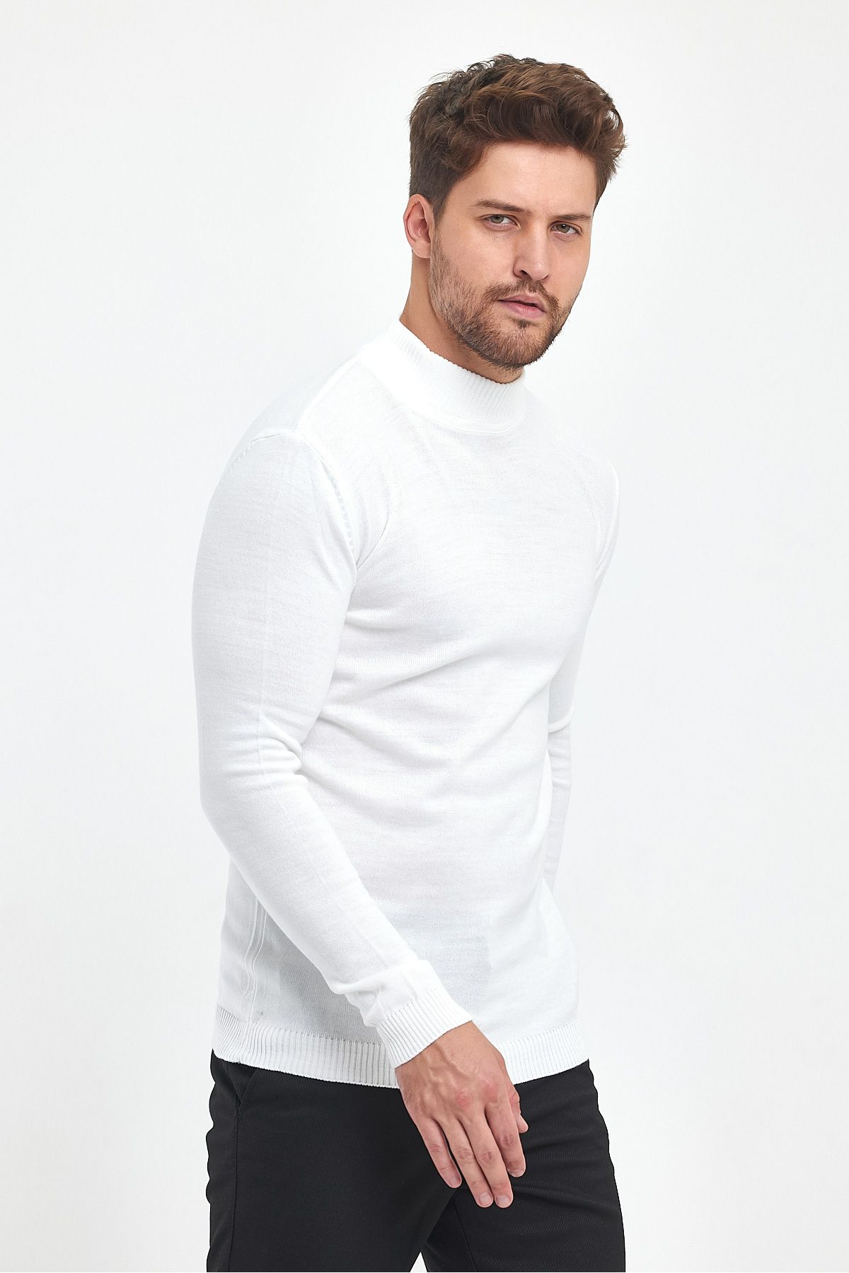 Mens slim fit knitwear online