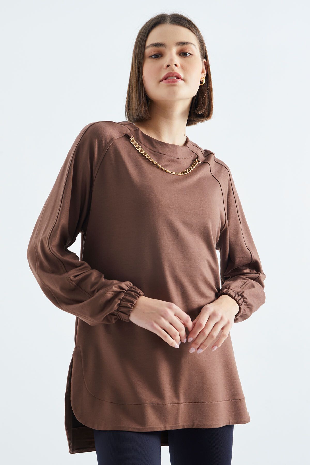 Womens shop tunic sweatshirt