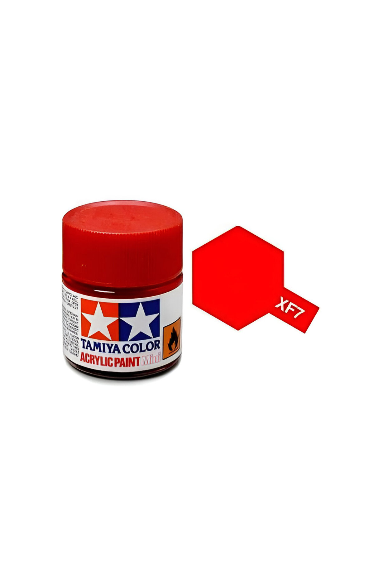 TAMIYA Xf-7 Flat Red Mat Akrilik Boya (10 ML.), Hobi Boyama Malzemesi