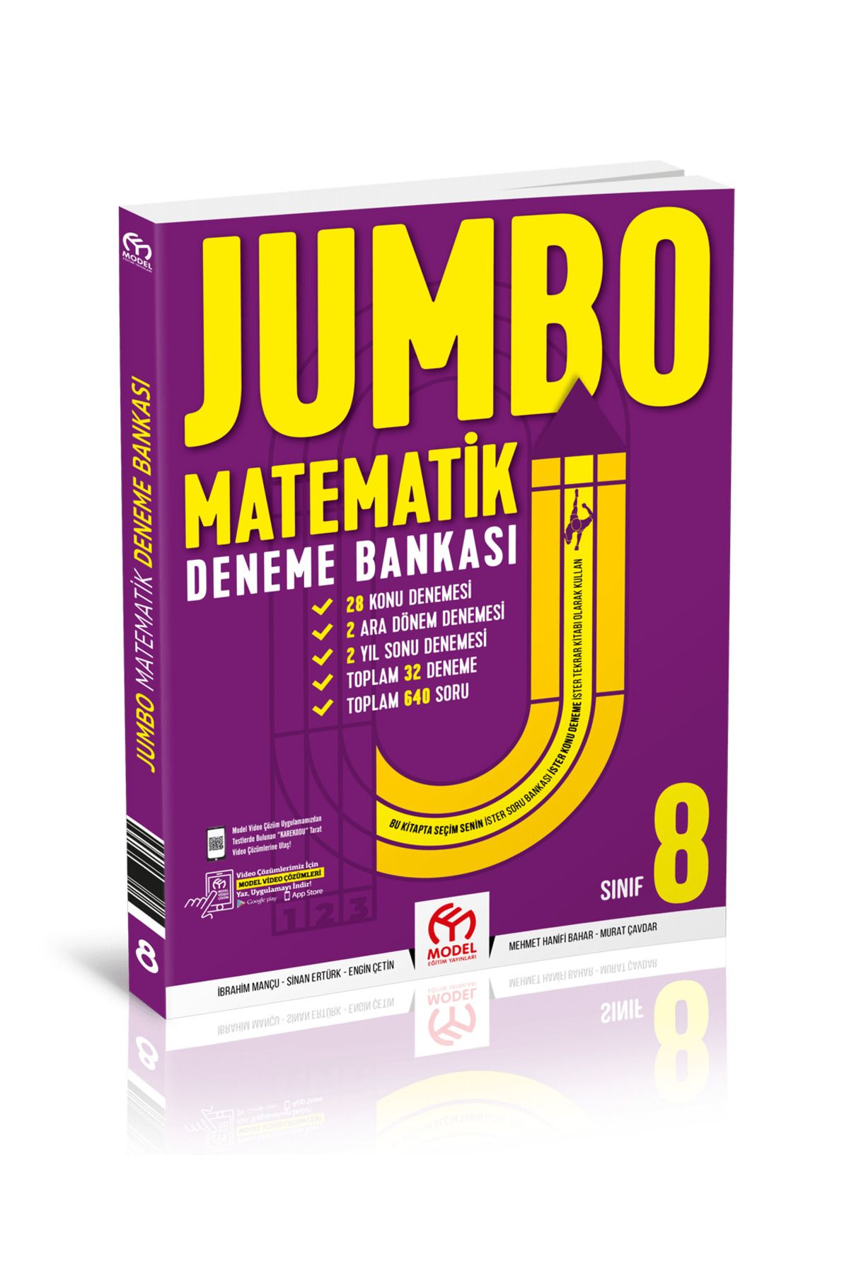 8. Sınıf Jumbo Deneme Bankası Matematik - Türkçe -Fen Bilimleri Seti