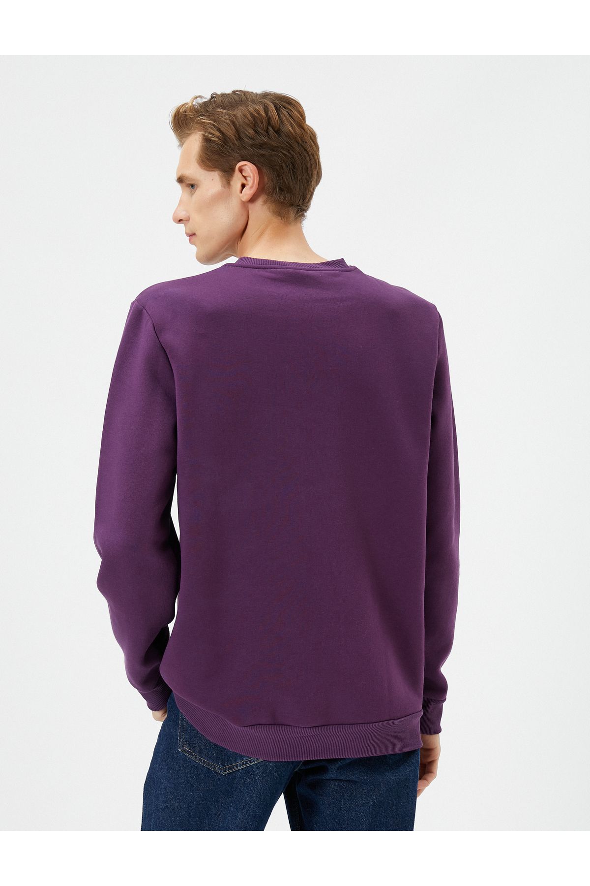Deep cheap purple sweatshirt