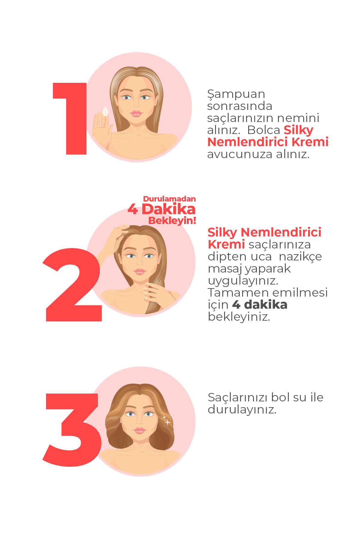 Silky Moisturizing Conditioner Sülfatsız Nemlendirici Saç Kremi Tüm Saç Tipleri Saç Nem Bakımı 350ml — SILKYCONDITIONER — تصویر 6 از 8