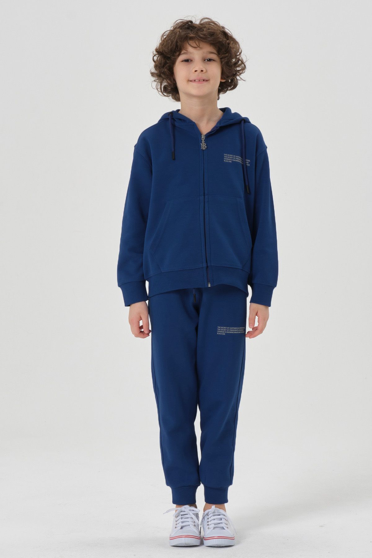 Black and blue hotsell sweatsuit