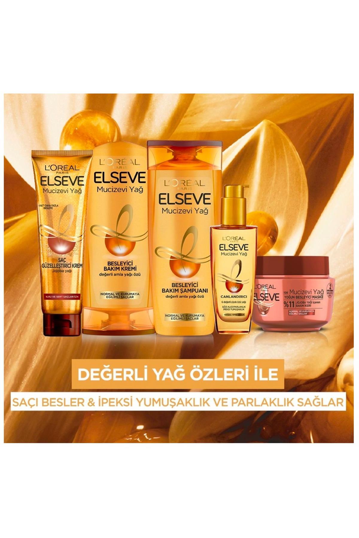 L'Oréal Paris Elseve 6 Mucizevi Yağ Besleyici Maske 300 Ml — NVMKJHR1005085 — تصویر 2 از 4