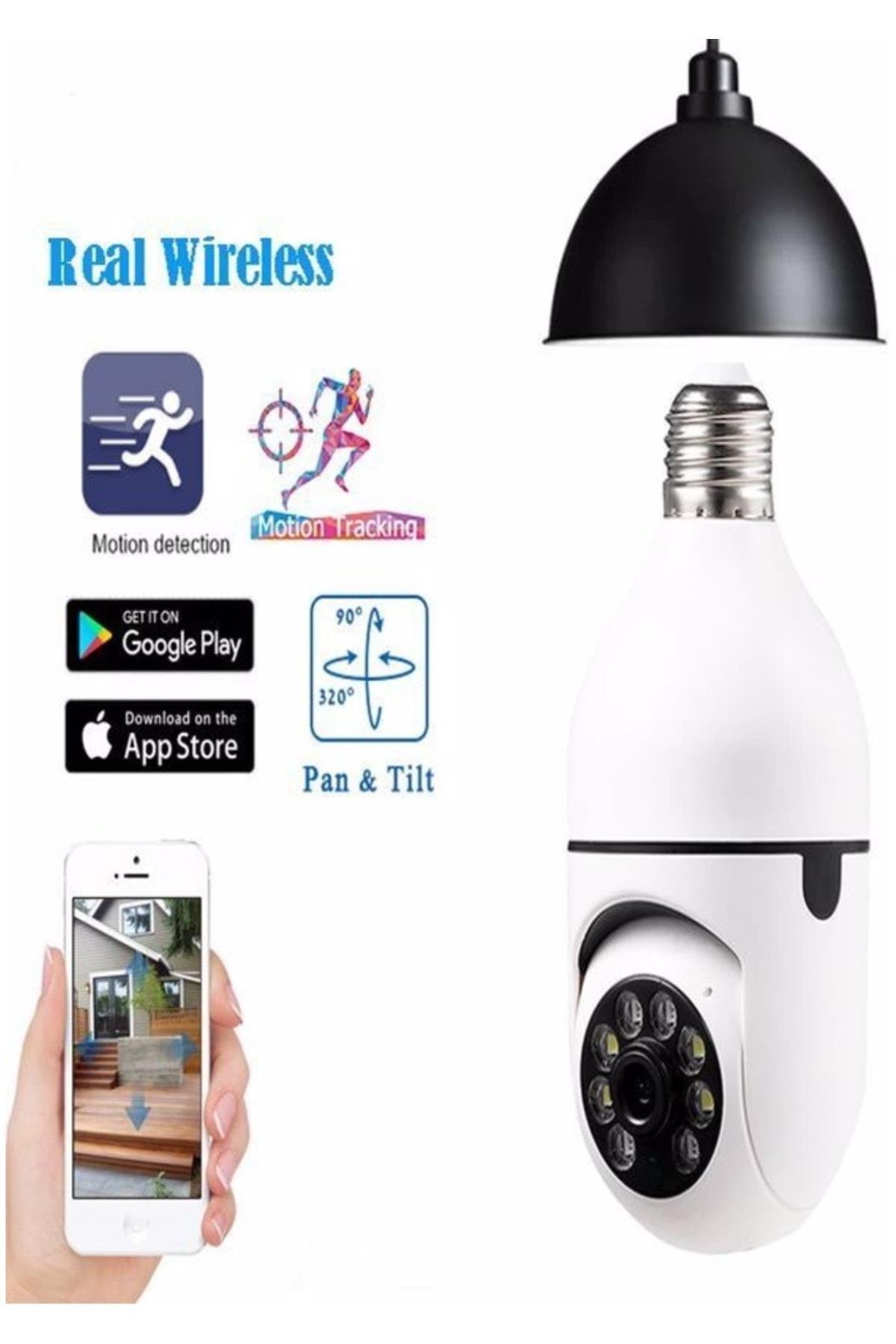 Genel Markalar 360 Ptz Ip Kamera Gece Görüş Kablosuz Bebek Güvenlik Akıllı Ampul Wifi Kamera Ip36 fotoğrafı 5 (önizleme)
