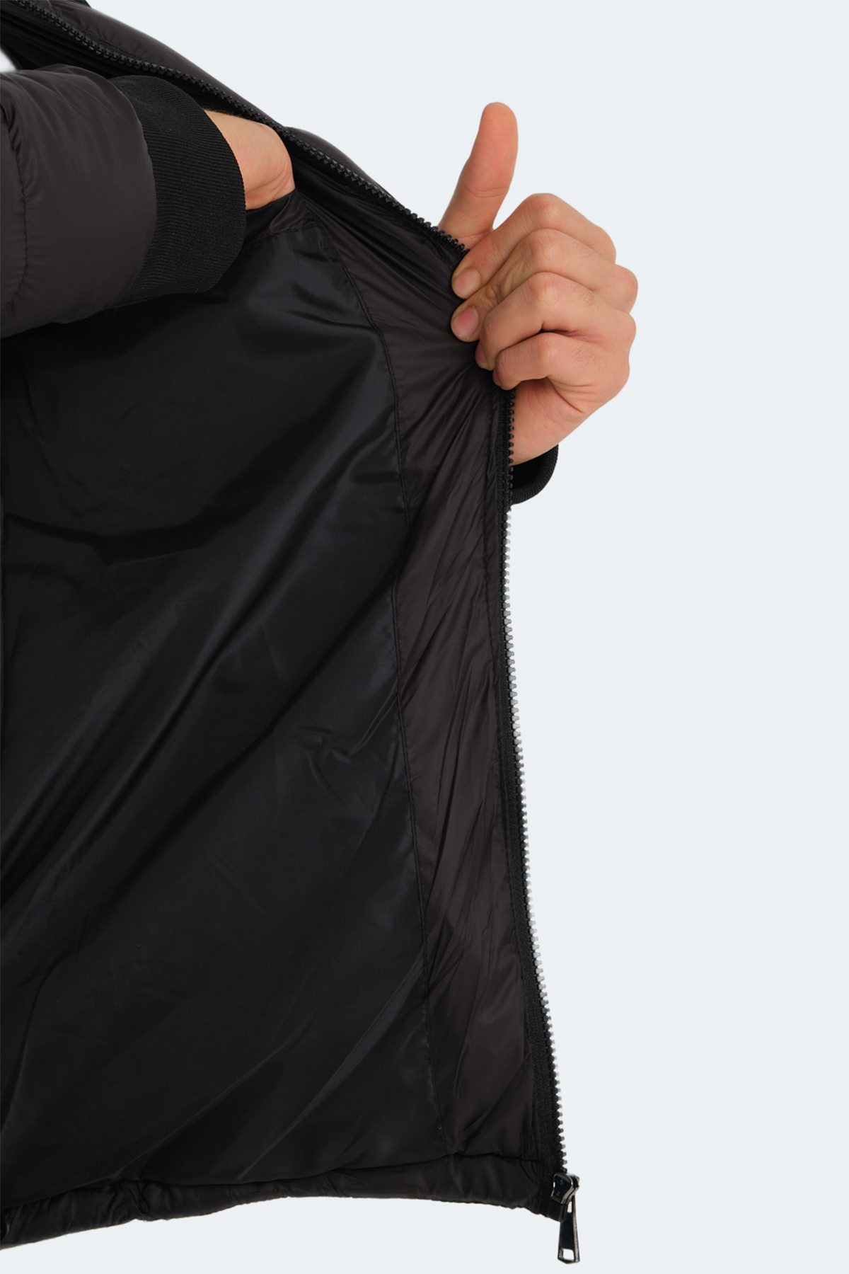 کاپشن مردانه مشکی Slazenger | ST23JE166 اورجینال - تصویر 6