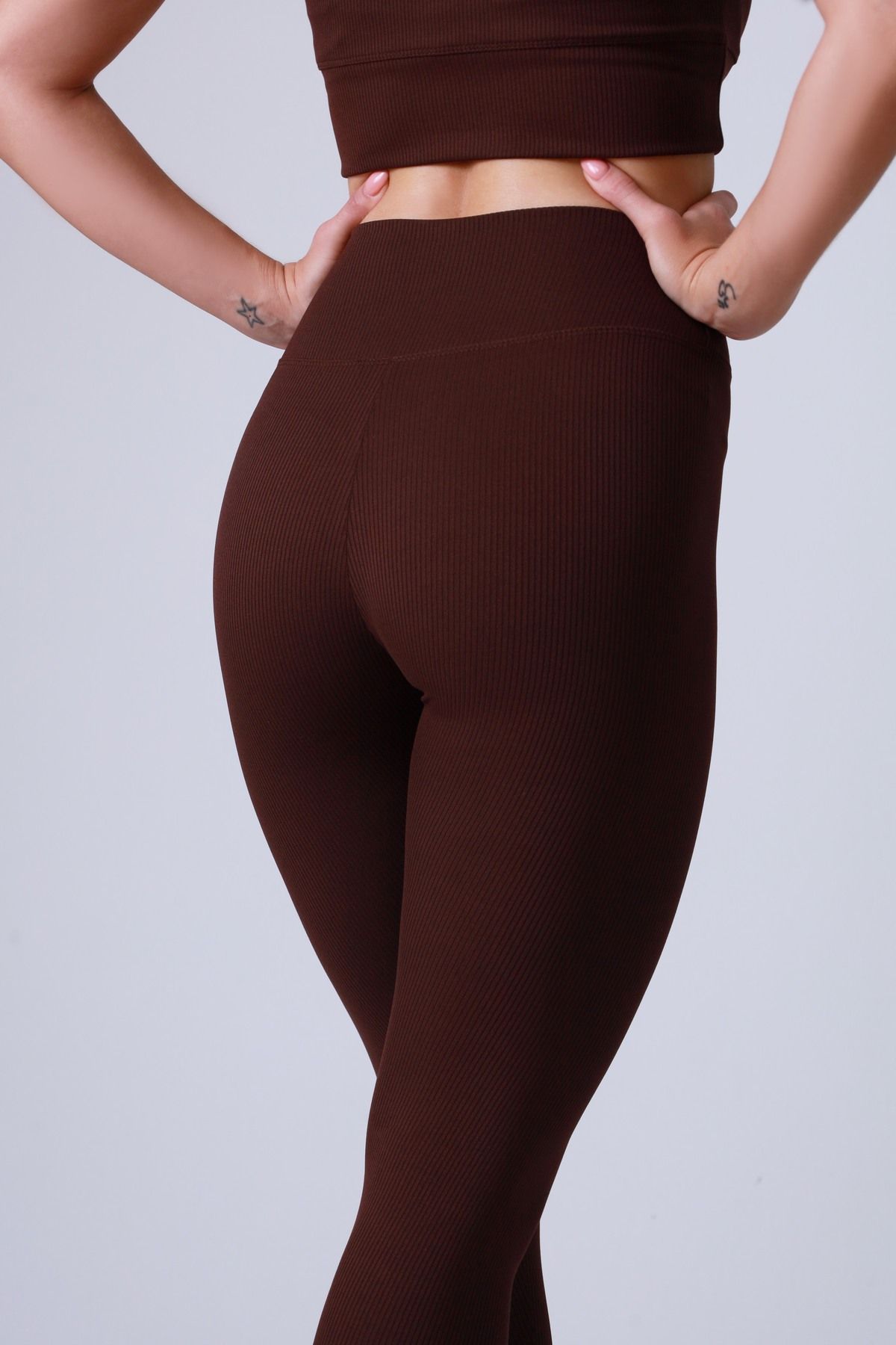Dark tan on sale leggings