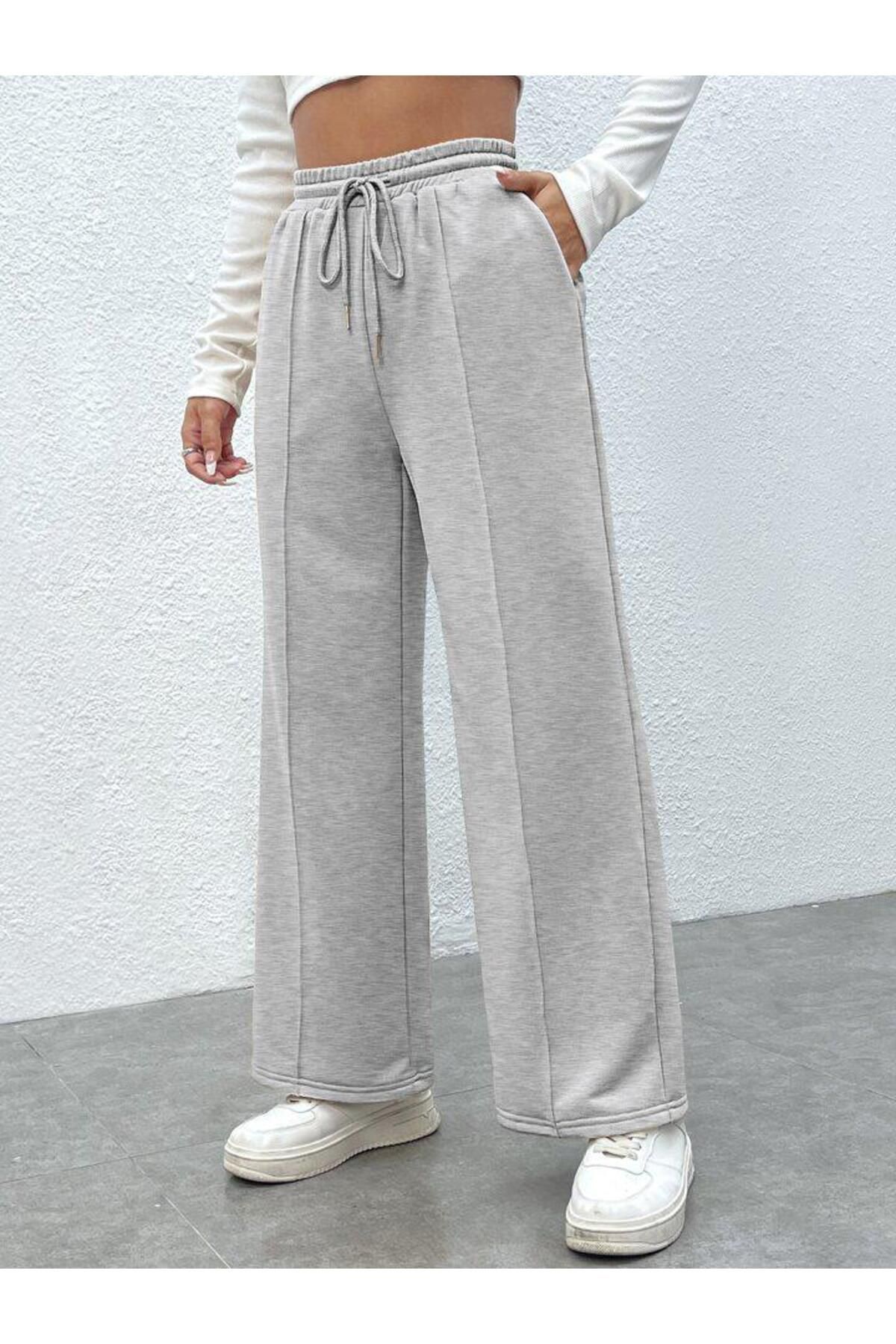 Lace outlet up sweatpants