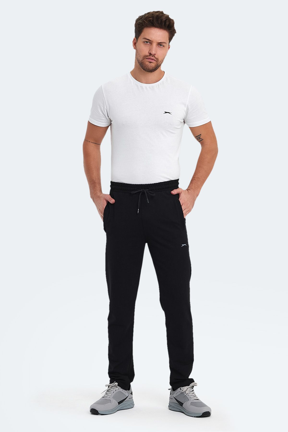 Slazenger-Ανδρικό Φούτερ - OLUF I Μαύρο 7