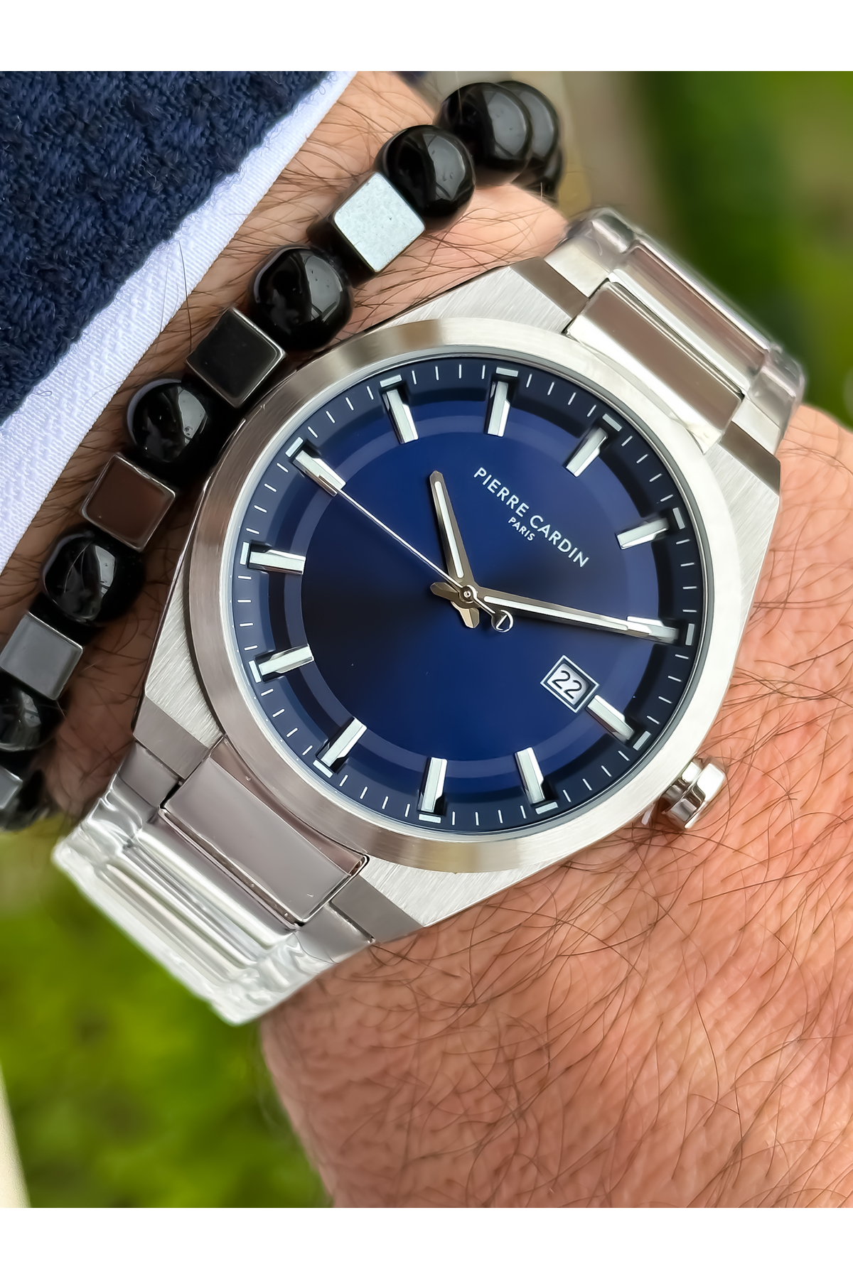 ساعت مردانه آبی سرمه ای پیرکاردینPierre Cardin | BNCPRR45 اورجینال - تصویر 3
