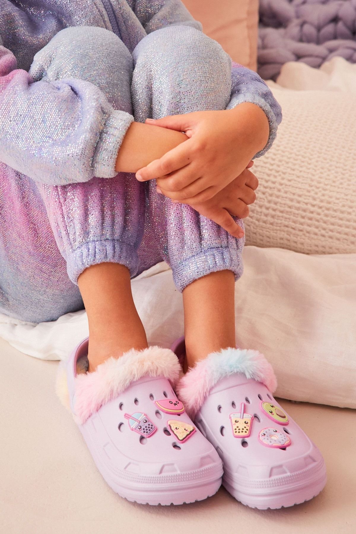 Next Baby Slippers Purple Flat Trendyol