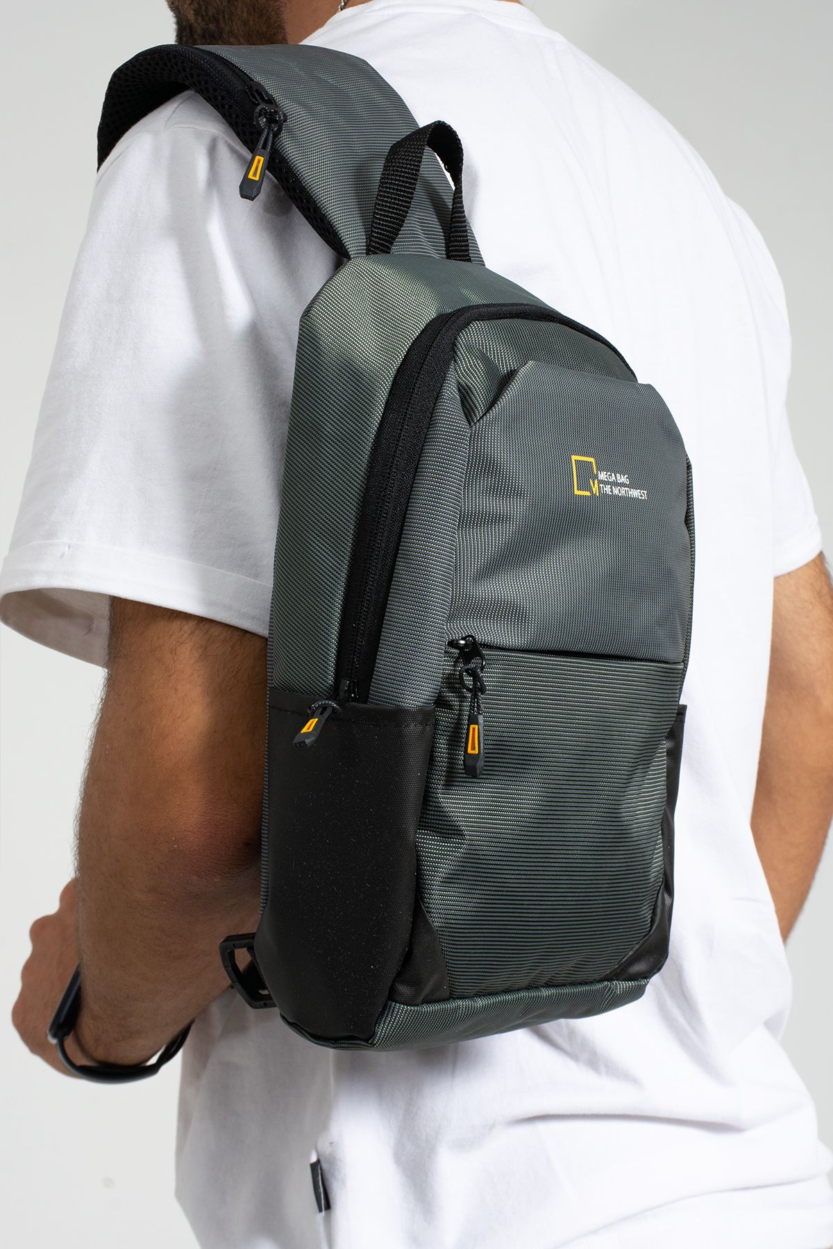 Mega Bag The Northwest Çapraz Bodybag Erkek Çantası - Gri