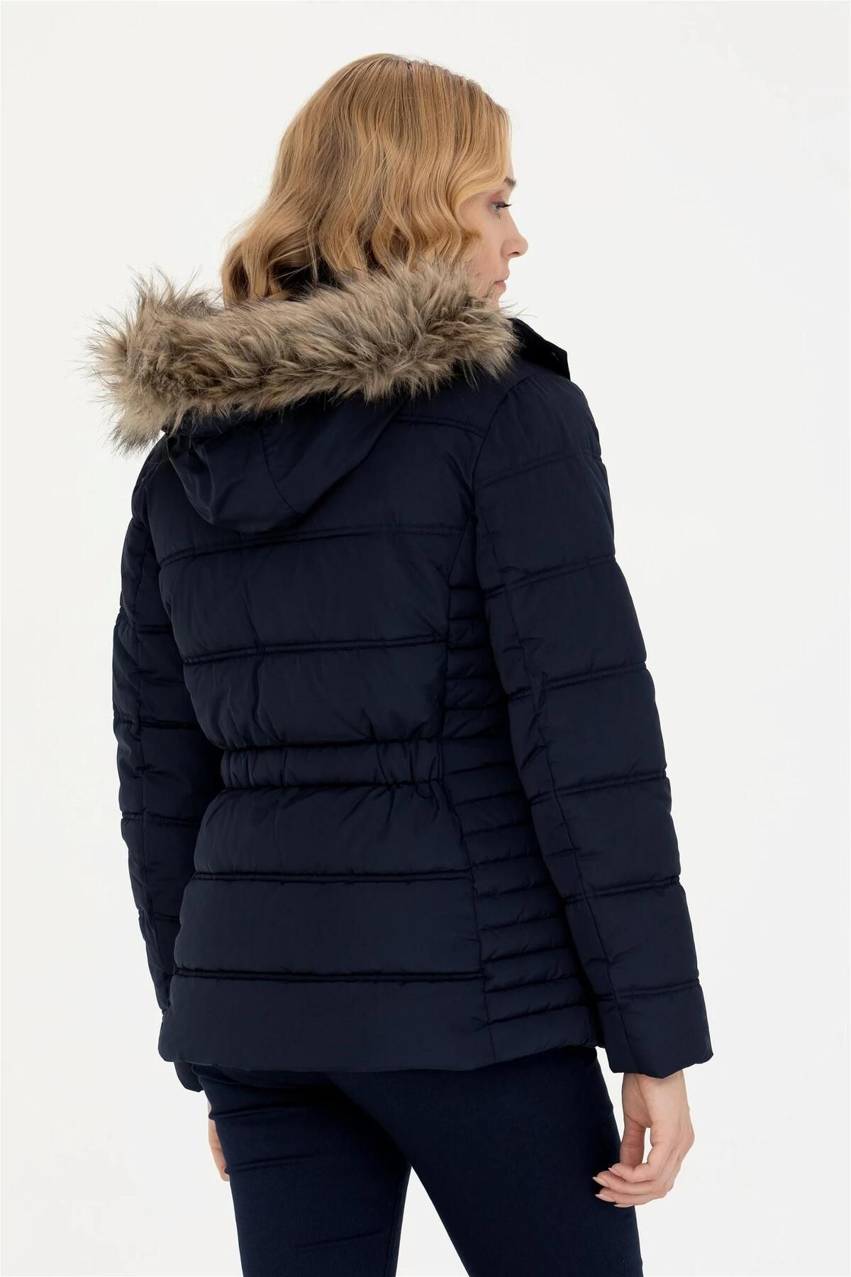 Polo jacket with fur top