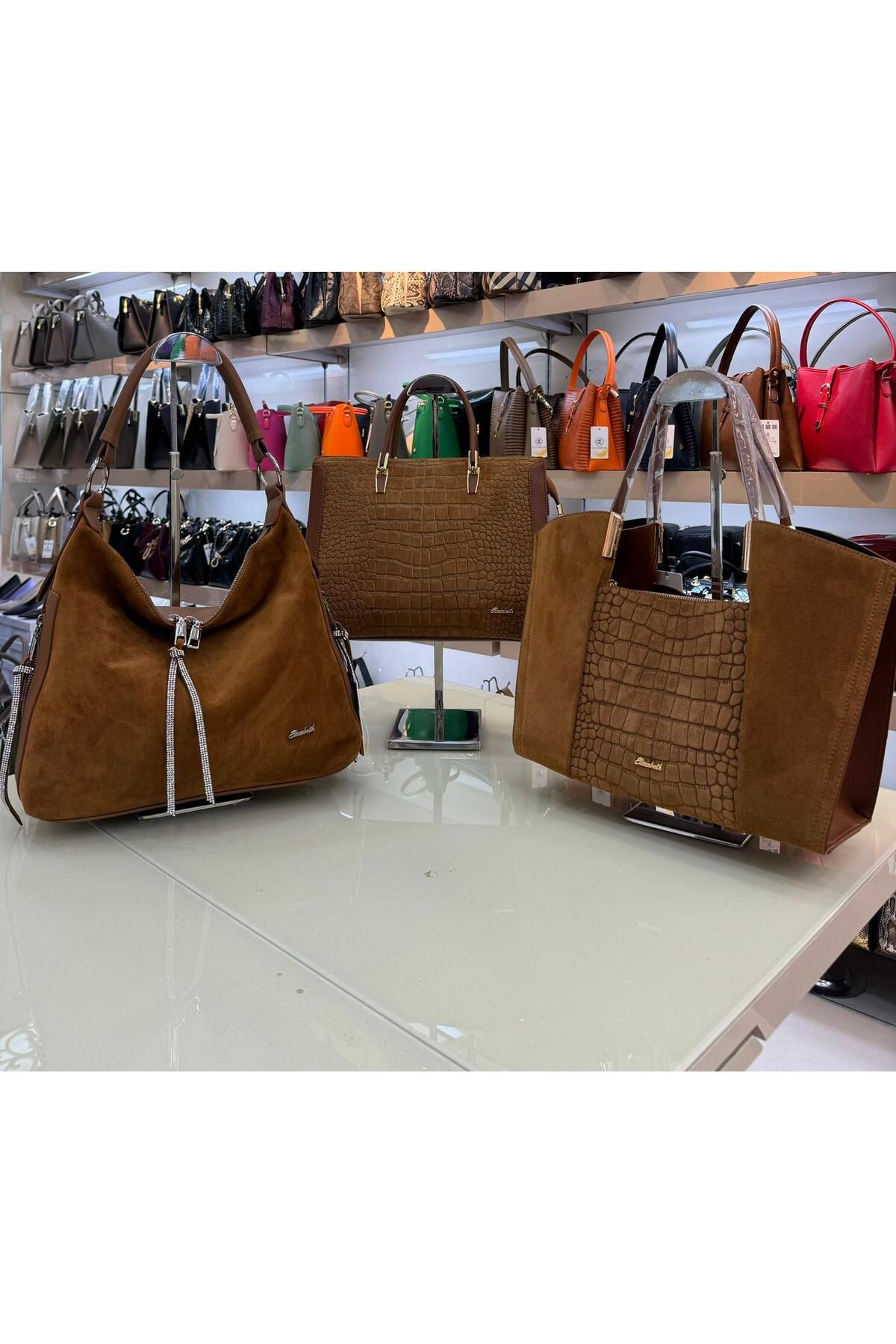 Queen Elizabeth Handbag Brown Plain