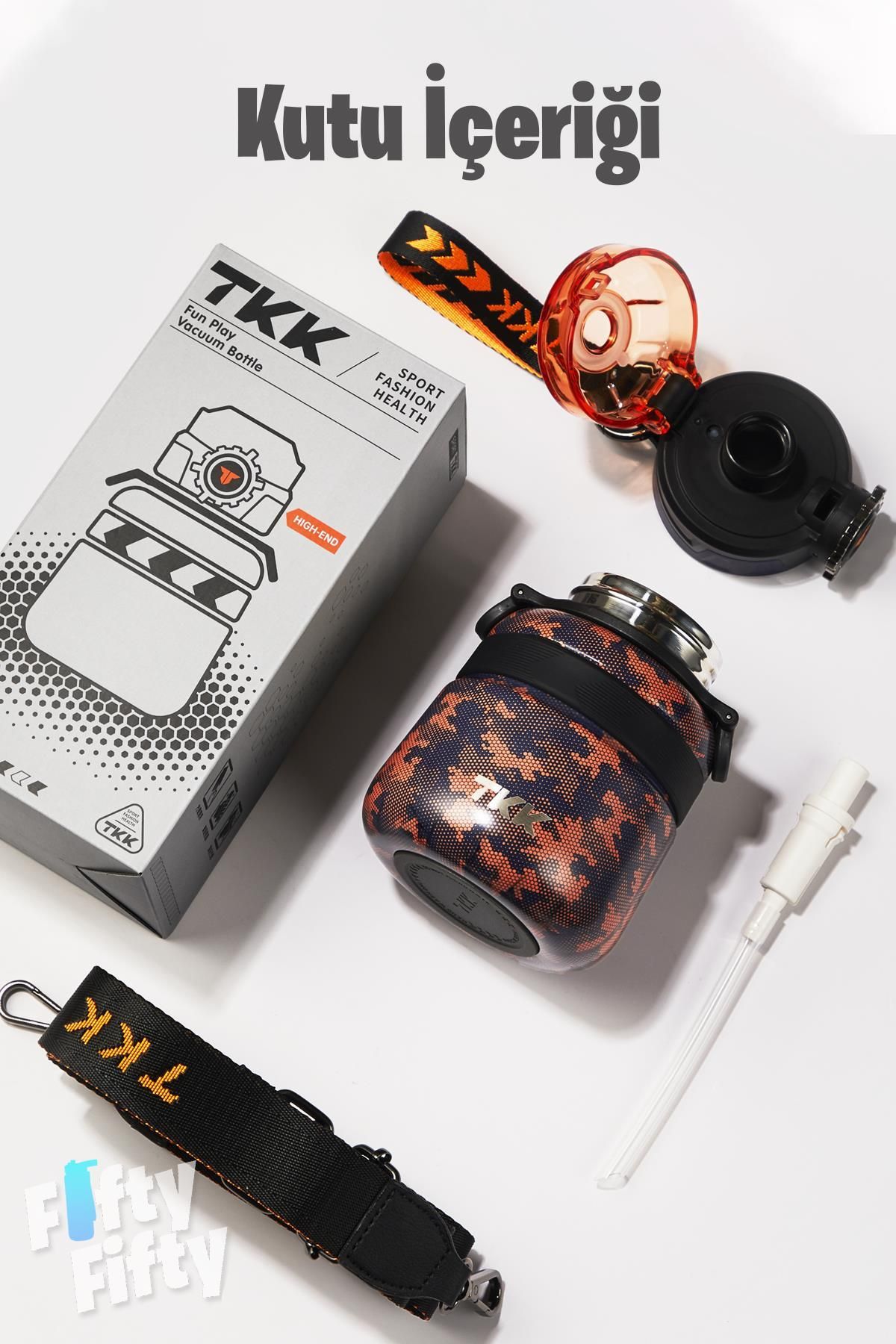 فلاسک سبز TKK 600 میل آب فولادی جریان دو برابر پیپتیک استفاده می کند Vagonlife