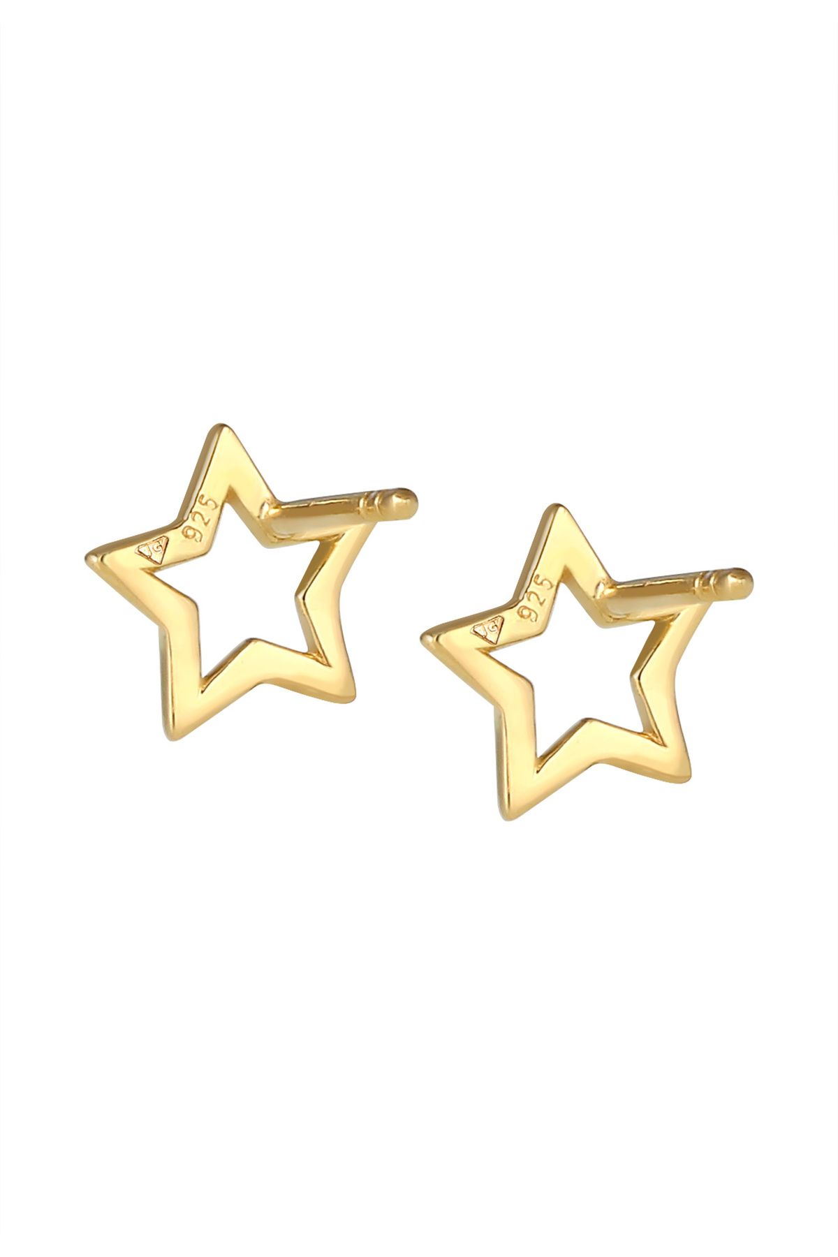 ELLI-Ohrringe Stern Trend Astro Wasserzeichen 925 Silber 4
