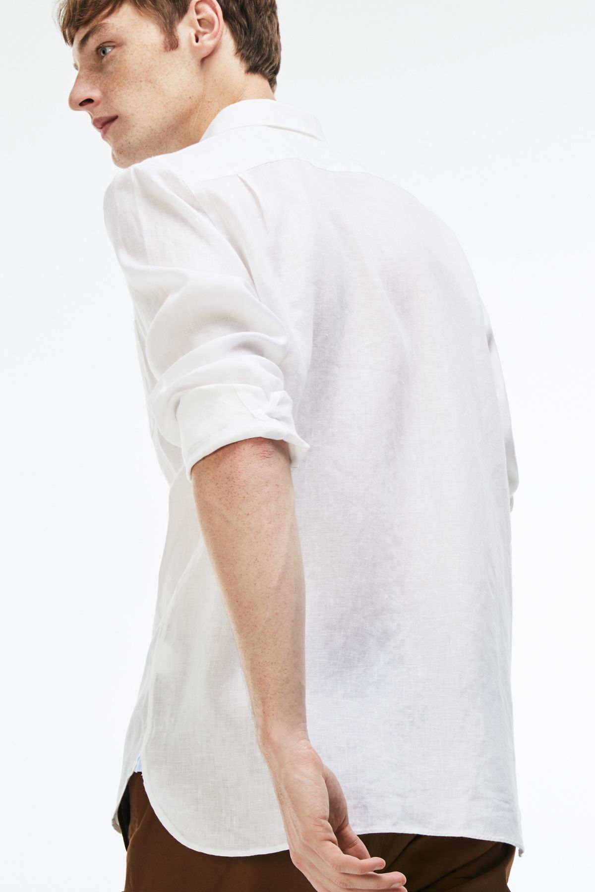 Lacoste-Koszula BLANC dla mężczyzn 2