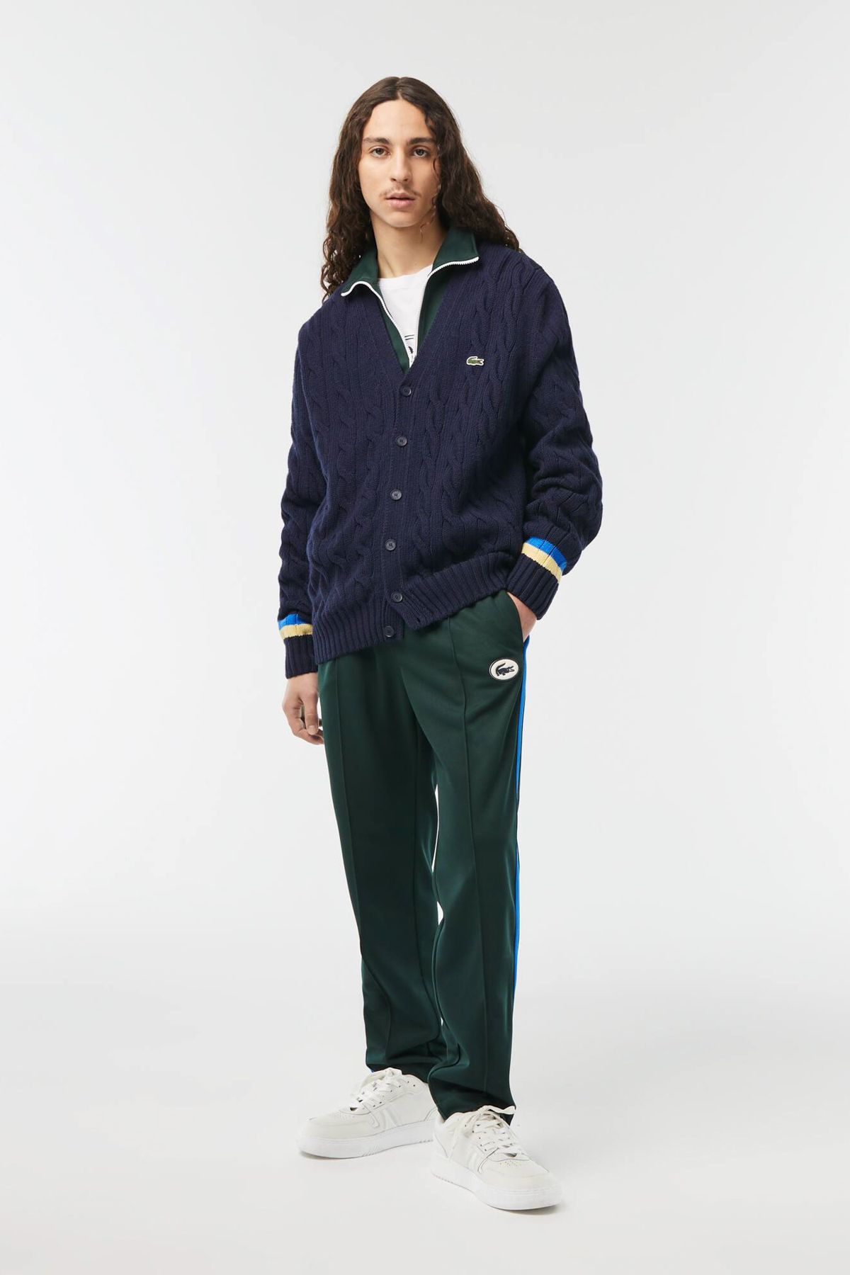 Lacoste Sweater Blue Regular fit Trendyol