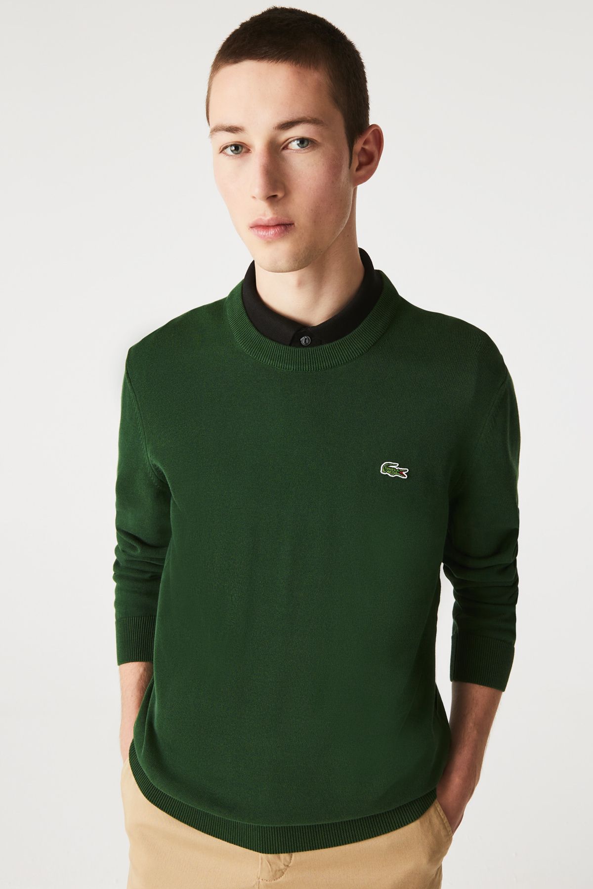 Lacoste Sweater Green Regular fit