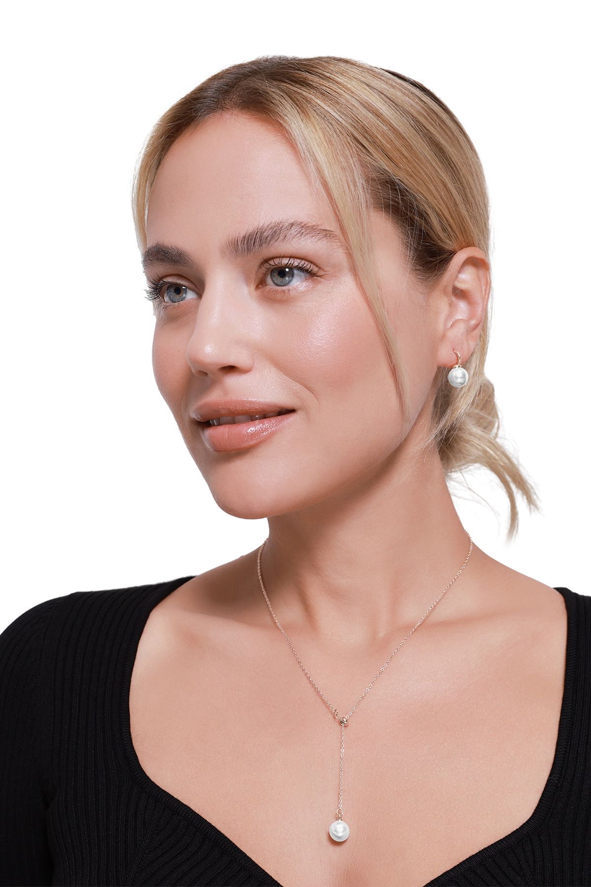 Heideman-Schmuckset Frauen mit Halskette und Ohrring Set Talisa rose goldfarben feminin 2