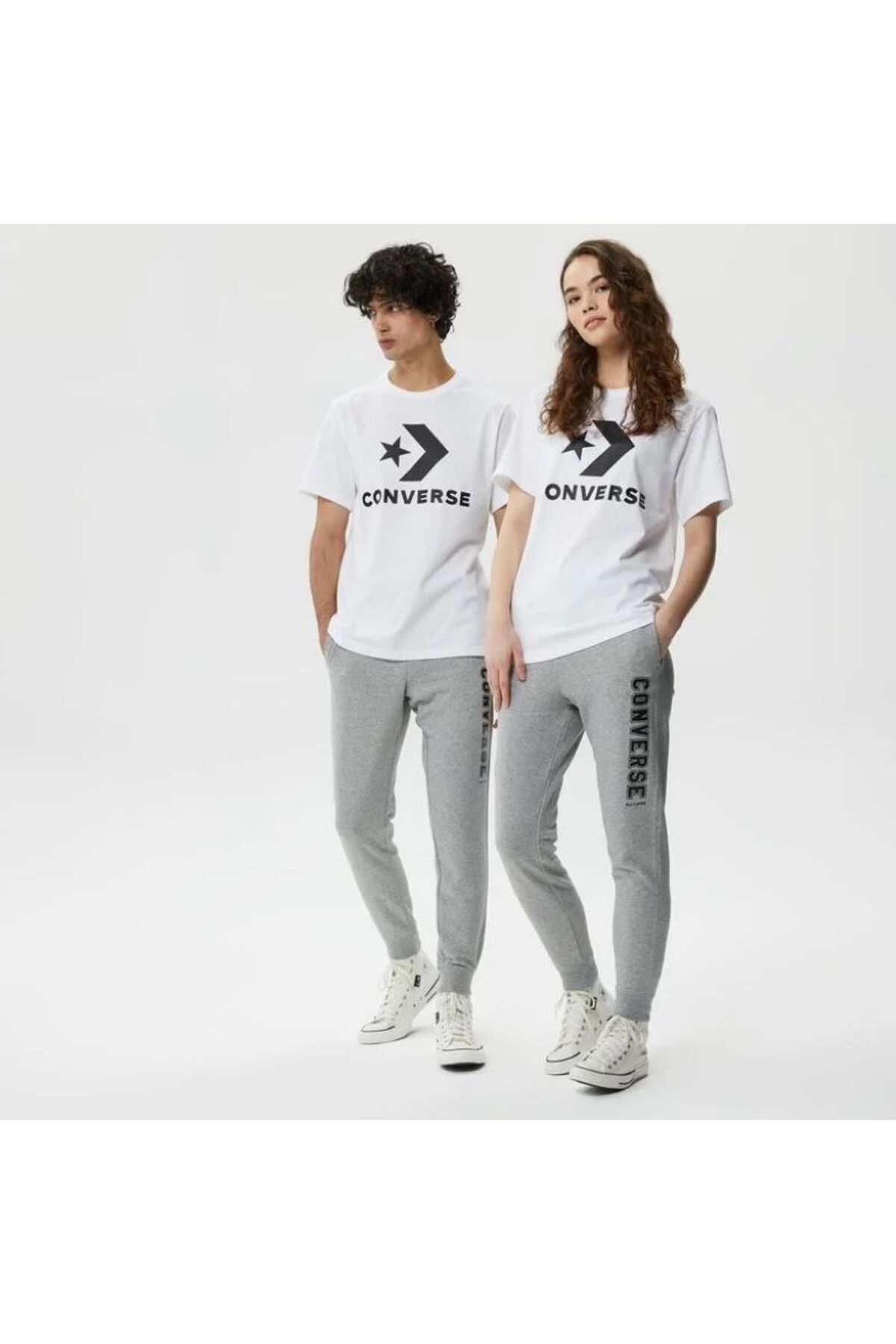 Converse Standard Fit All Star Single Screen Print Unisex Gray