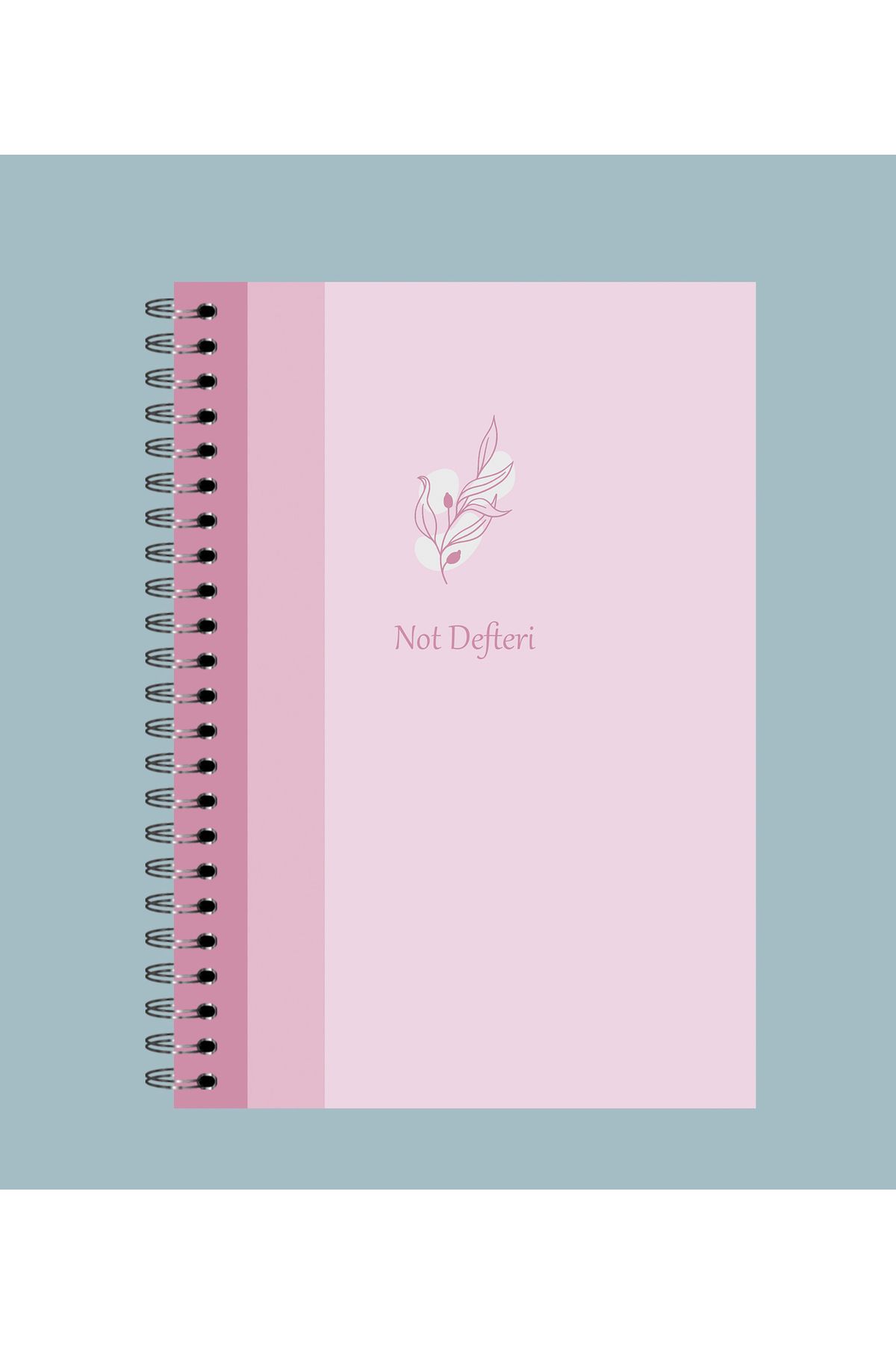 pixelpare-A5 (15x21) Spiral School Notebook 80 sheets Set of 4 - Unlined with white pages 4