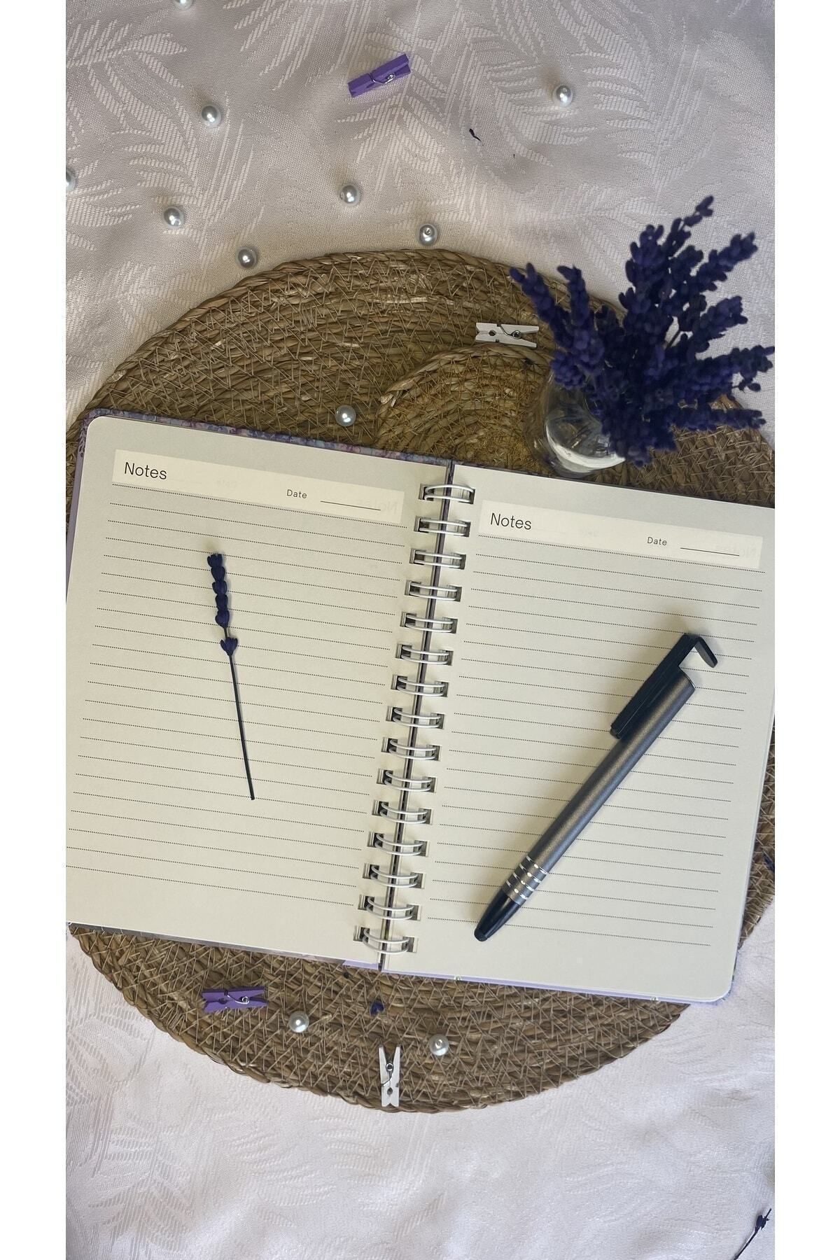 Beenotes-Kitten Hard Cover Spiral Elastic Striped Notebook / School Notebook / Notepad 4
