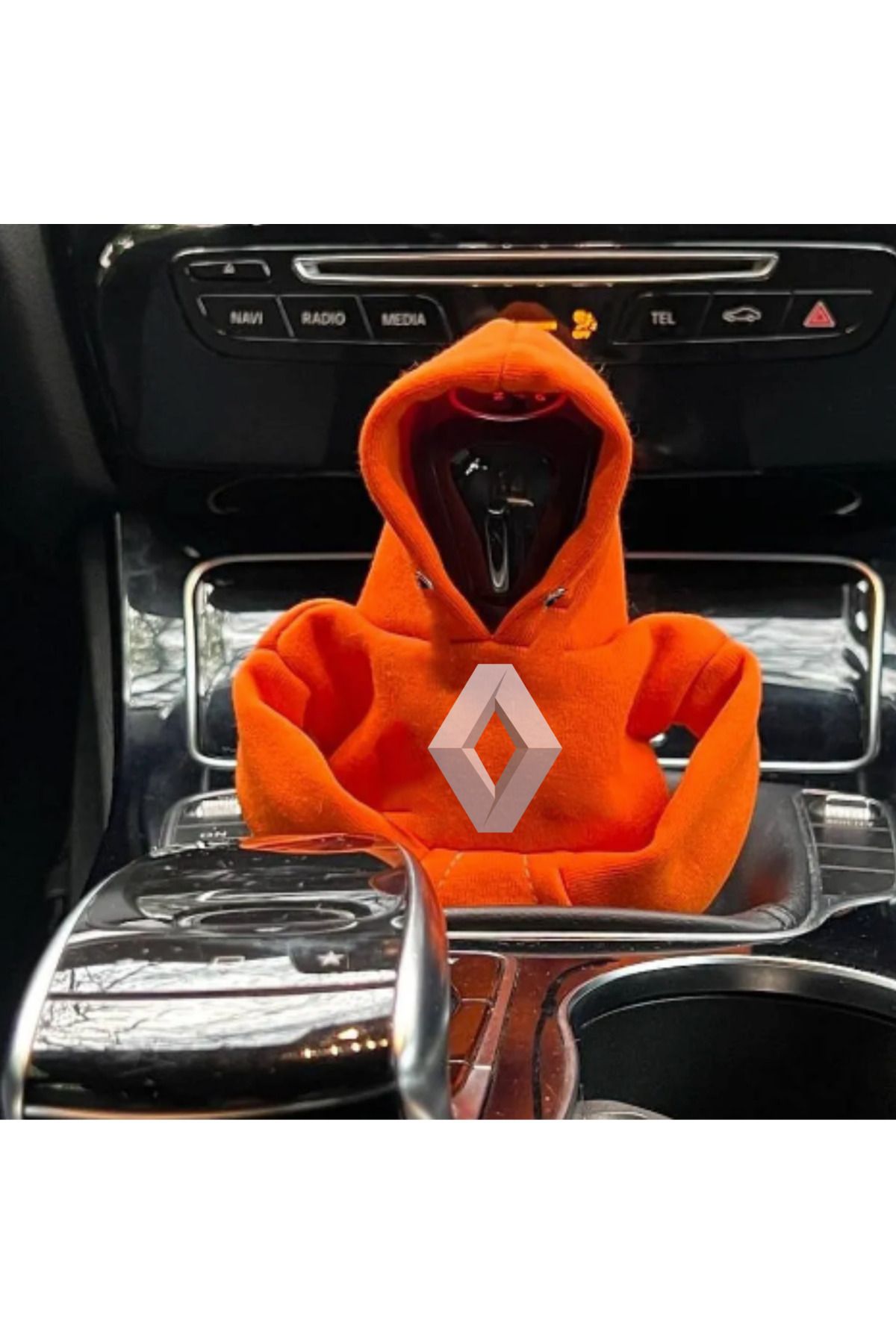 Толстовка ElixStore Gear Shift - Vehicle Shift Clothing - Shift Fleece - Orange Renault - Shift Fleece hoodieturuncurenault