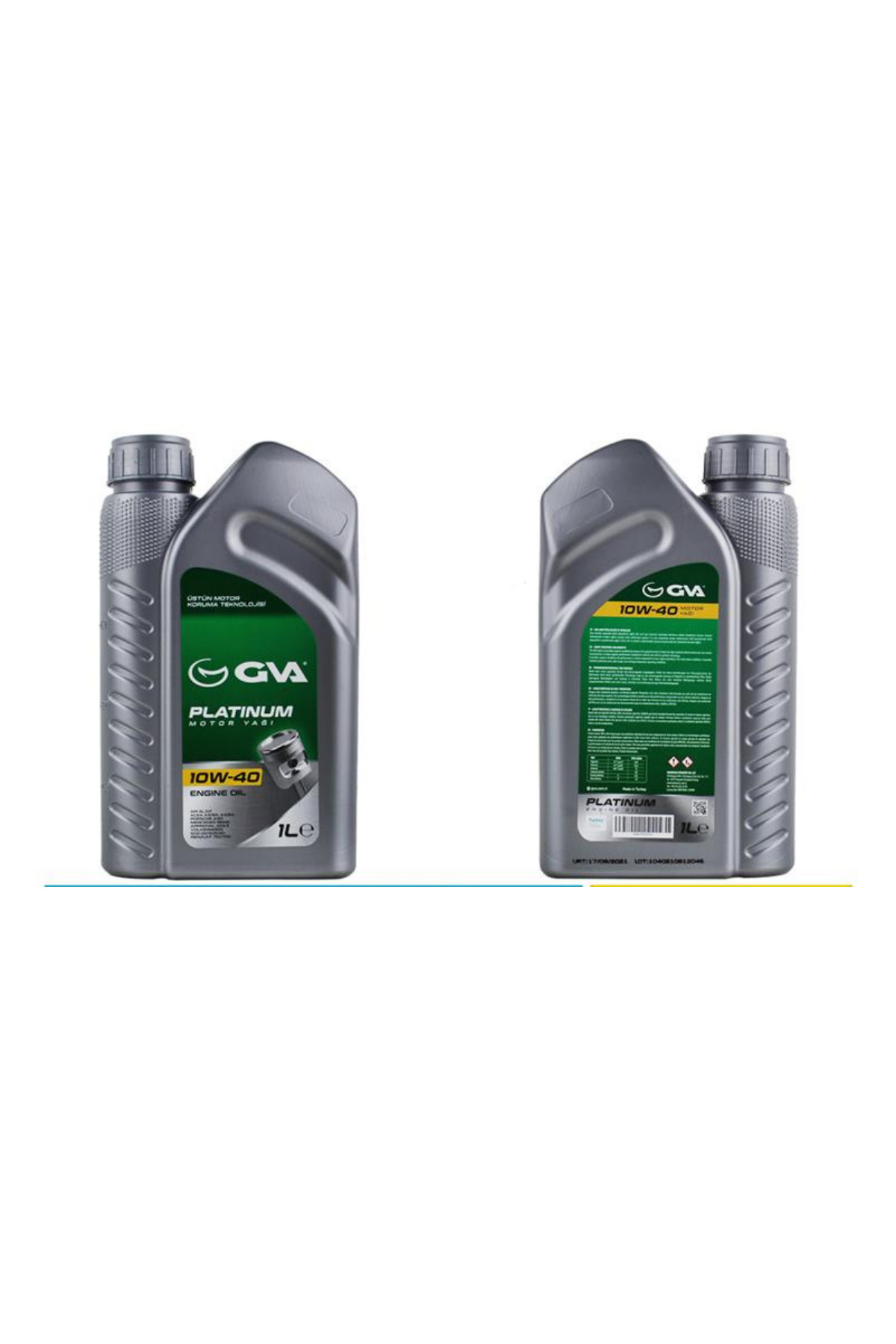 GVA MOTOR YAĞI 10W40 1 LT PLATINUM YARI SENTETİK API SL/CF